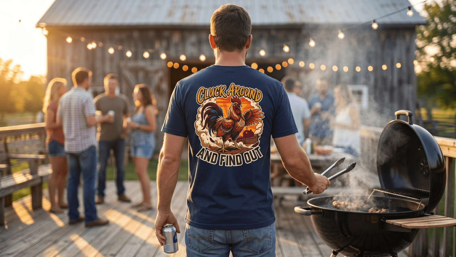 The Rooster Tee With a Warning: Why the Cluck Around and Find Out Shirt Is the Funniest at Every BBQ | Bluegrass Gifts