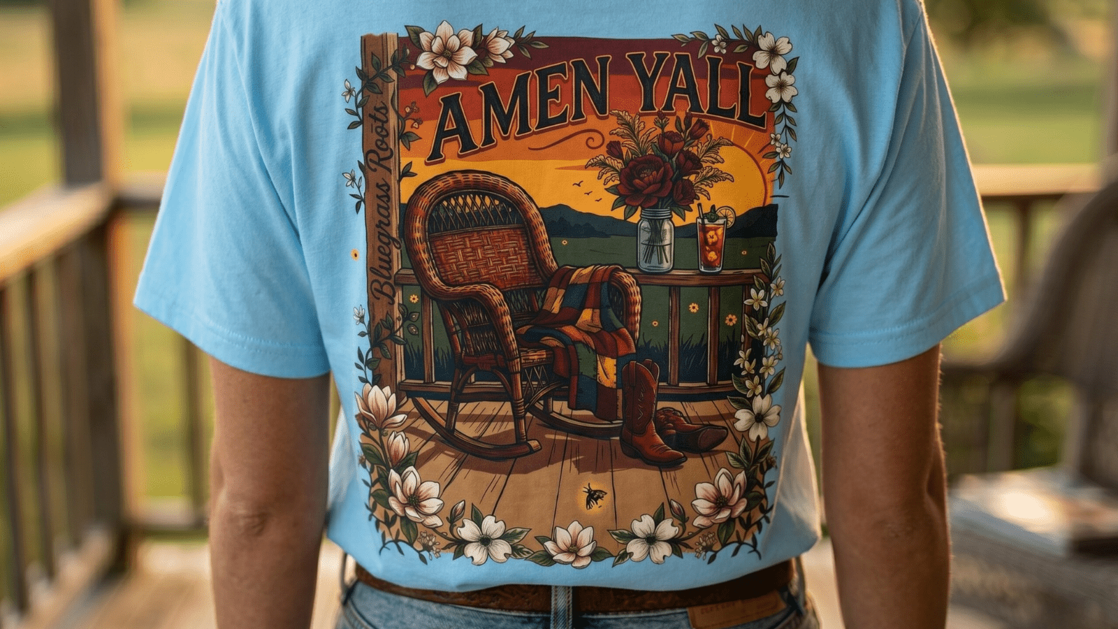 The Amen Y'all Tee: Why Southern Women Are Wearing Their Faith on the Front Porch | Bluegrass Gifts