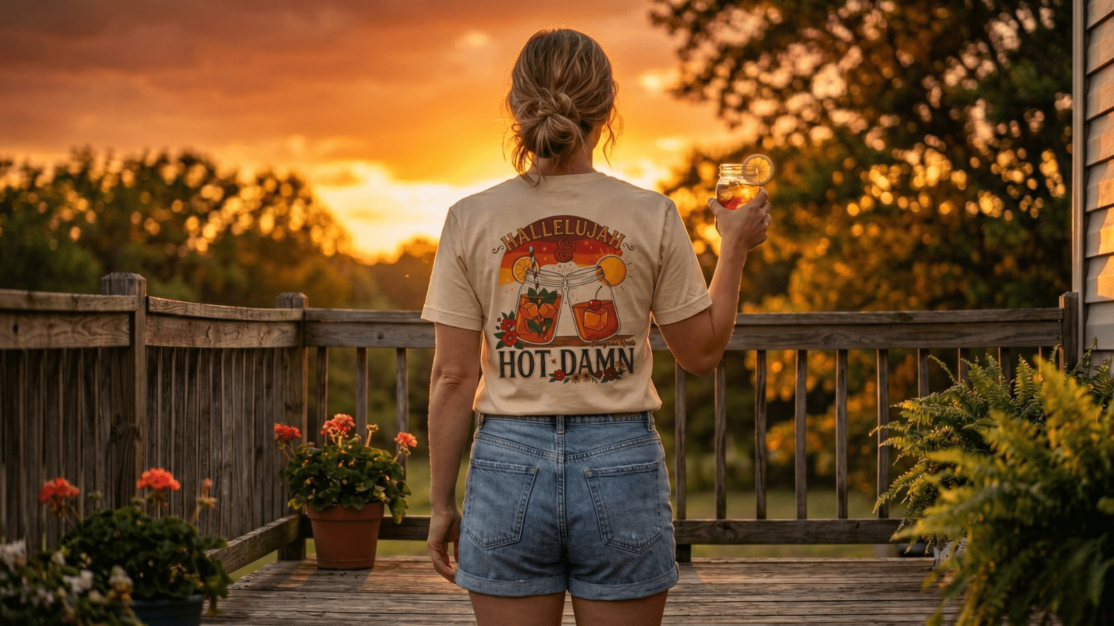 The 'Hallelujah & Hot Damn' Tee: Why Southern Women Are Obsessed With Shirts That Say Exactly What They're Thinking | Bluegrass Gifts
