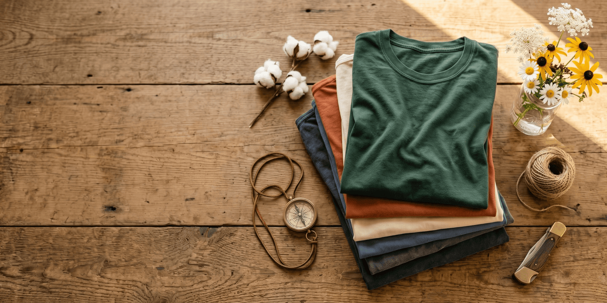 Bluegrass Roots Southern Tees collection — hand-drawn graphic shirts for men and women, made in Kentucky