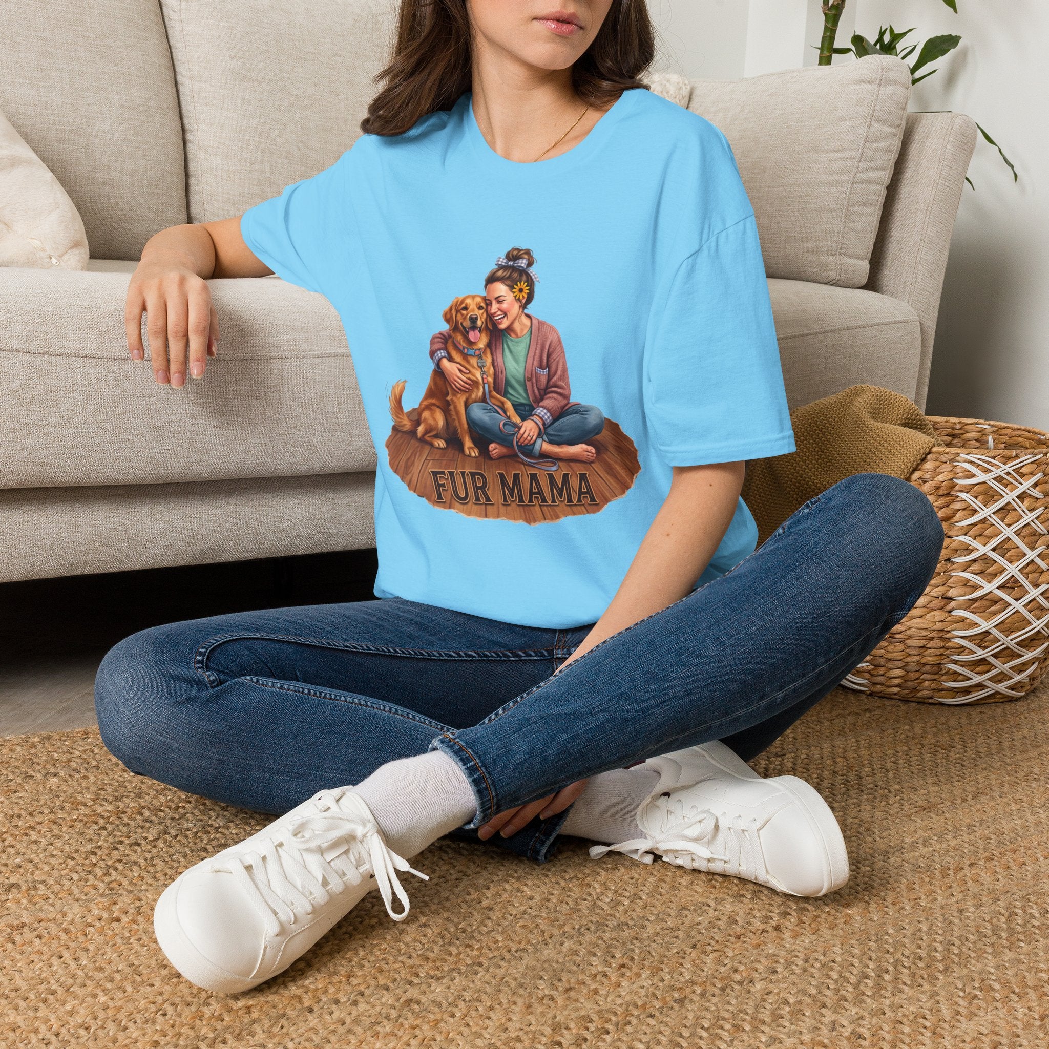 Fur Mama dog mom shirt