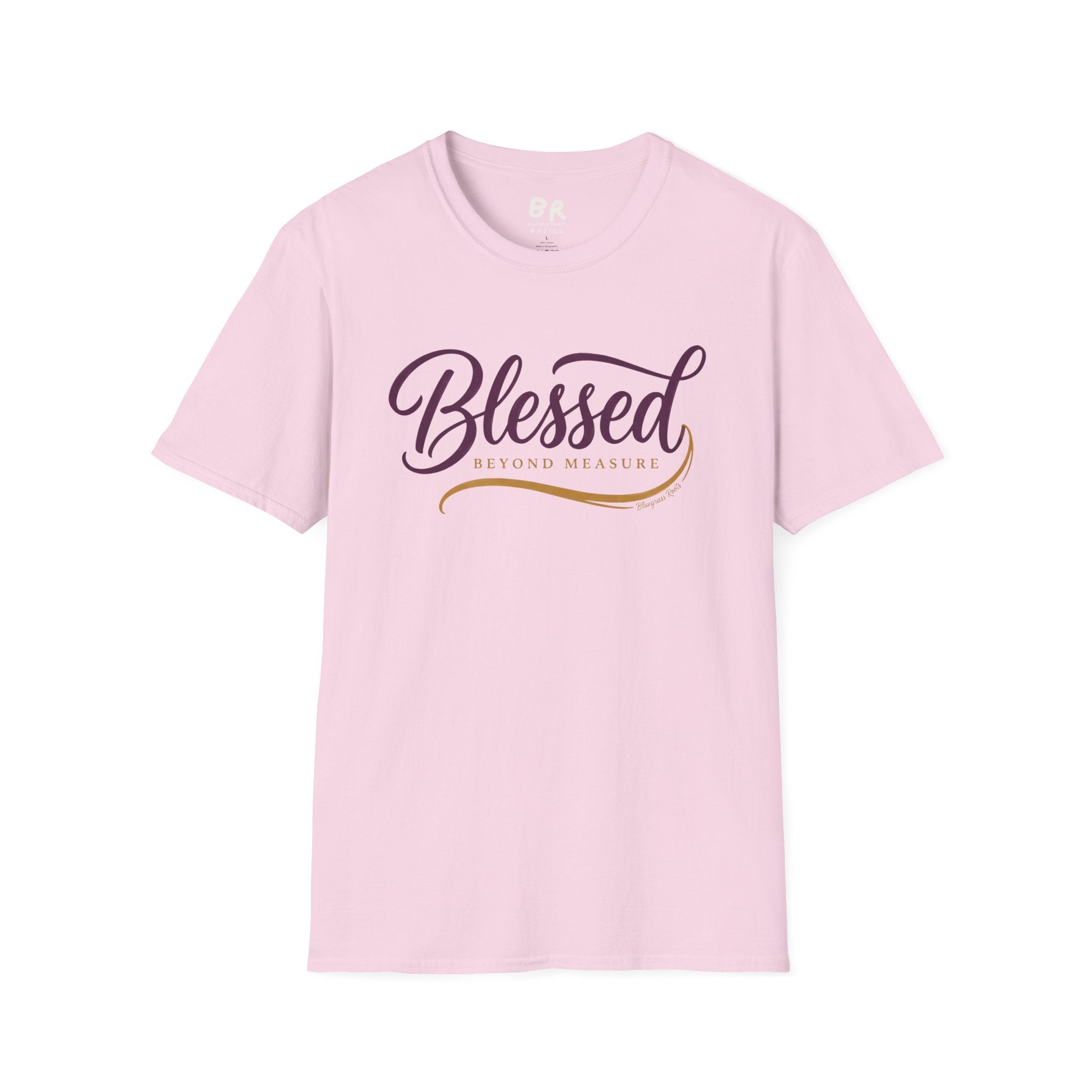 Blessed Beyond Measure script shirt