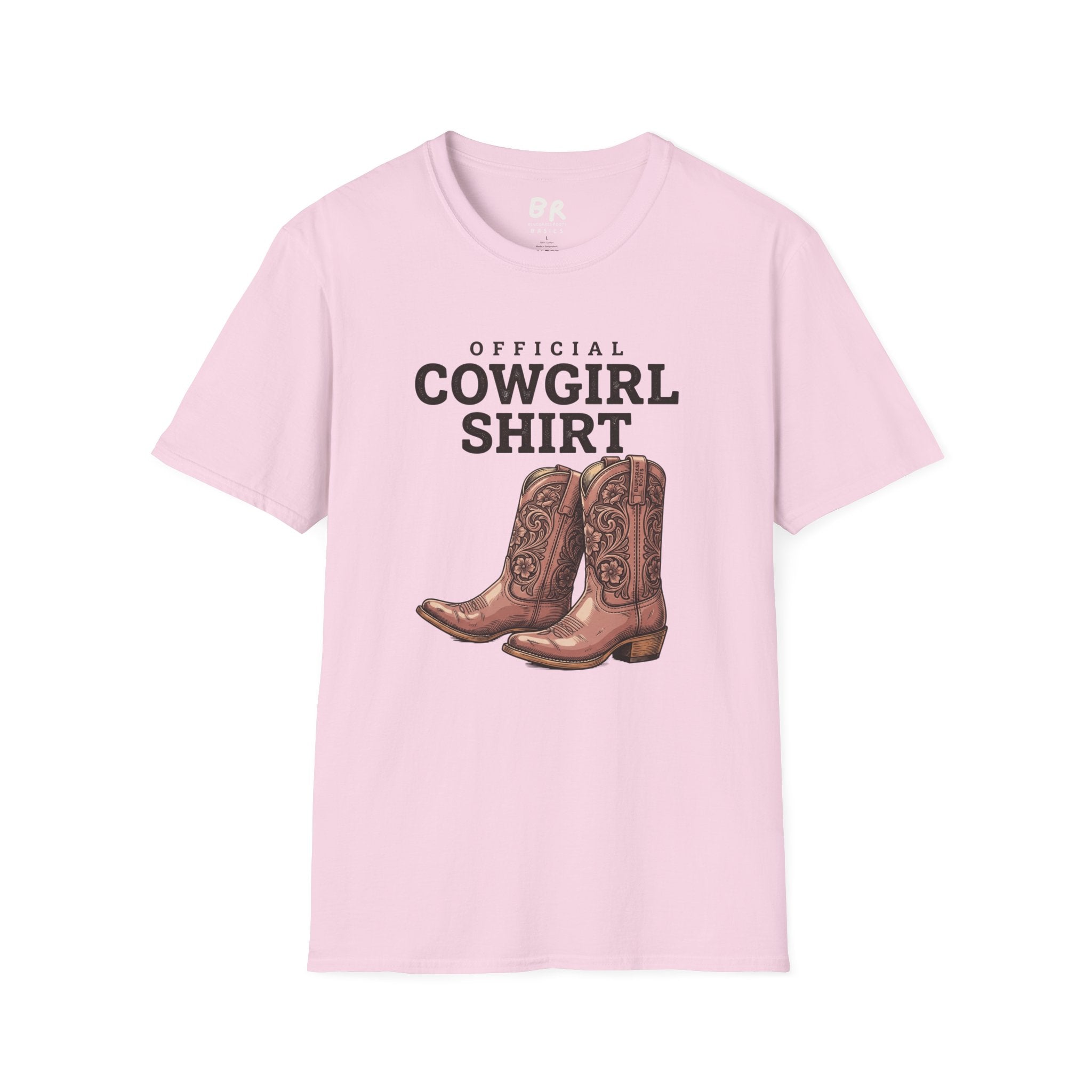 Official Cowgirl Shirt boots tee