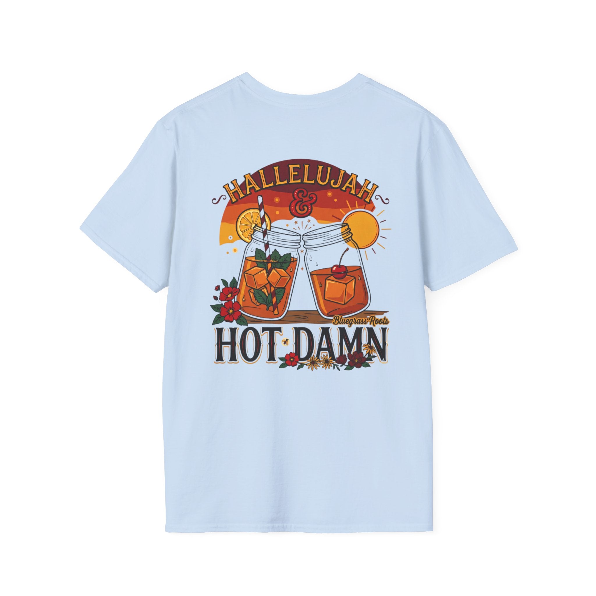 Bluegrass Roots | "Hallelujah and Hot Damn" Mason Jar Toast Graphic Tee