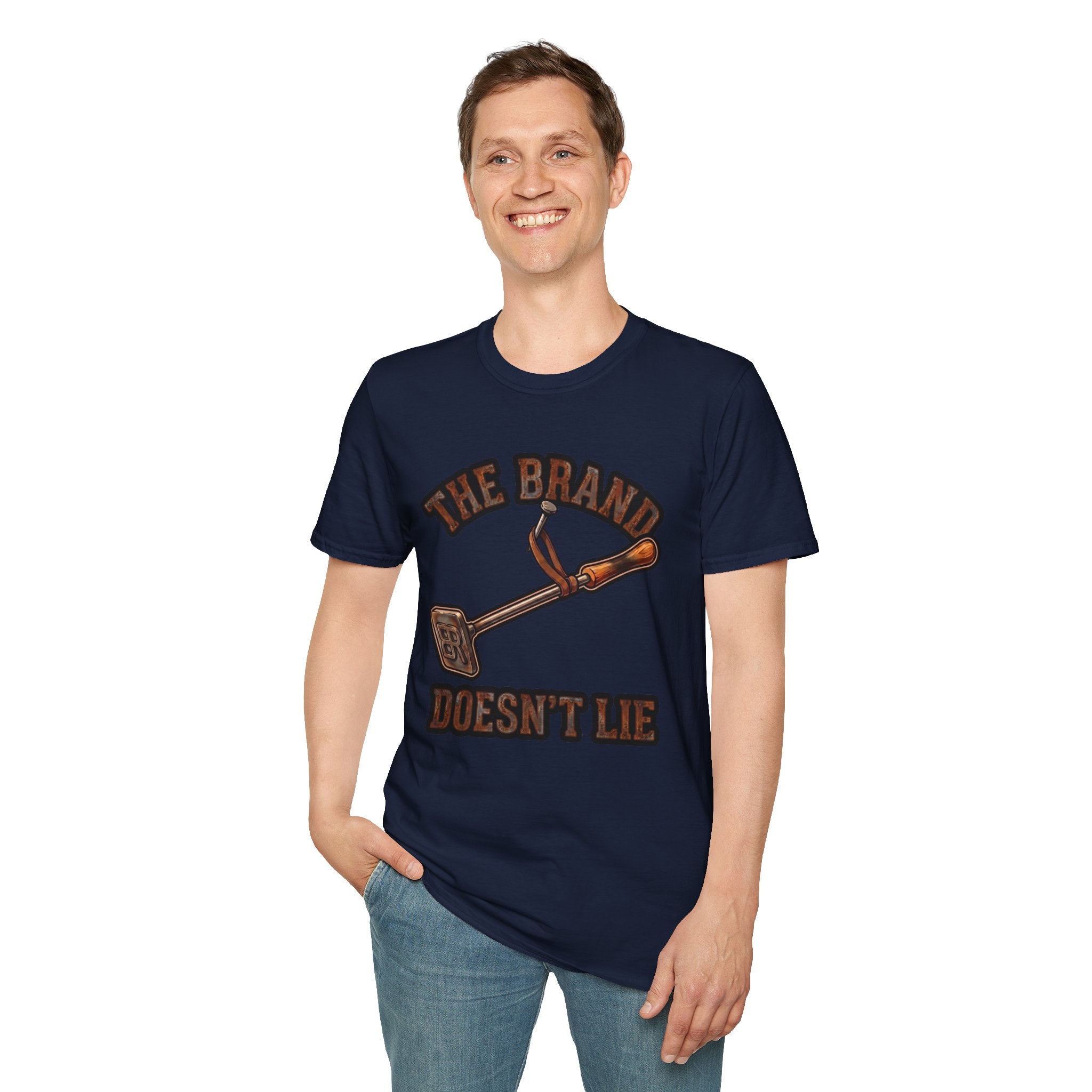 Ranch Shirt — "The Brand Doesn't Lie" Cattle Branding Iron Tee