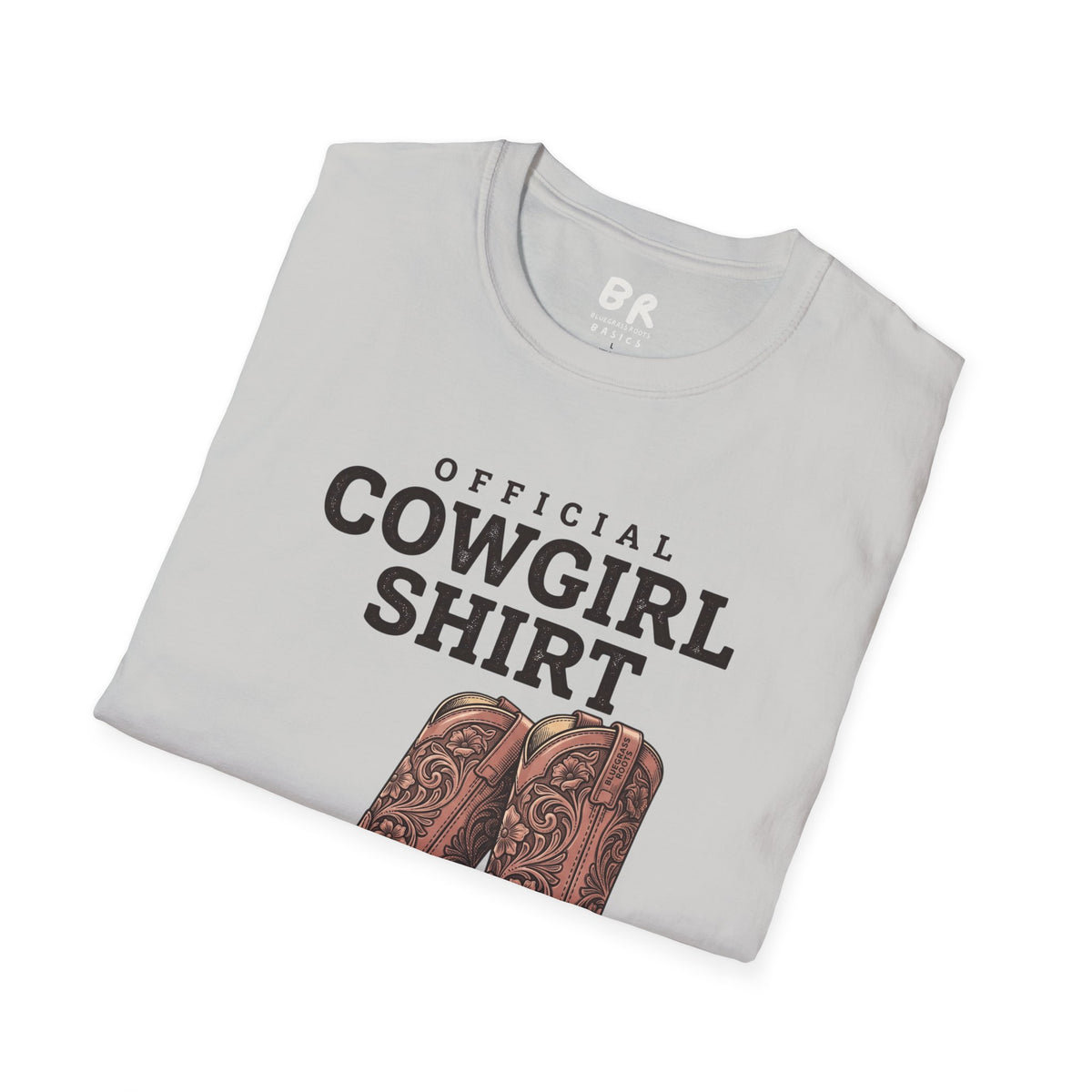 Official Cowgirl Shirt boots tee