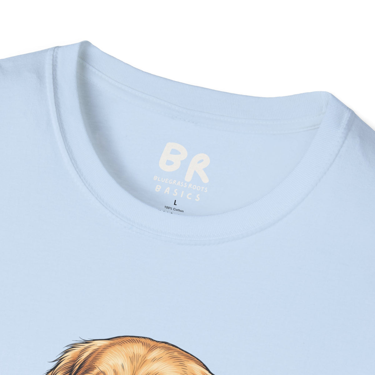 Golden retriever patriotic shirt for women
