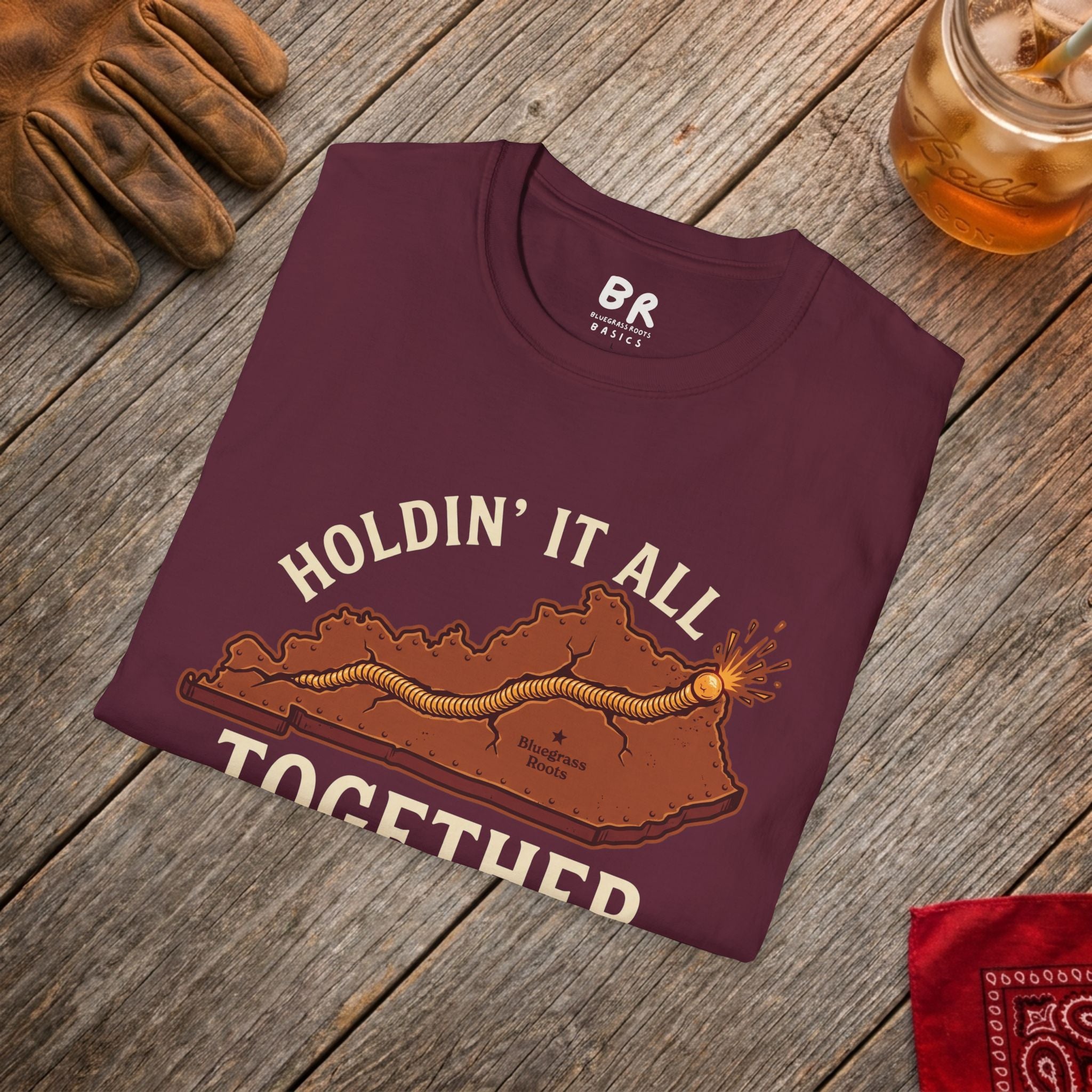 Holdin' It All Together Kentucky shirt, Holdin' It All Together welded Kentucky state design