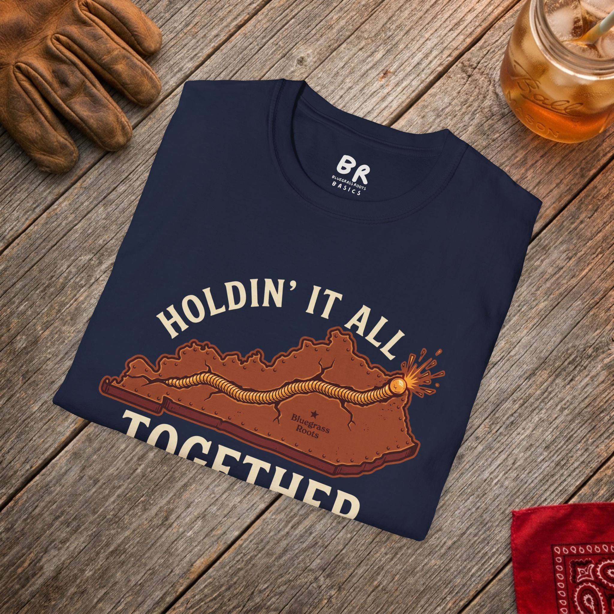 Holdin' It All Together Kentucky shirt, Holdin' It All Together welded Kentucky state design