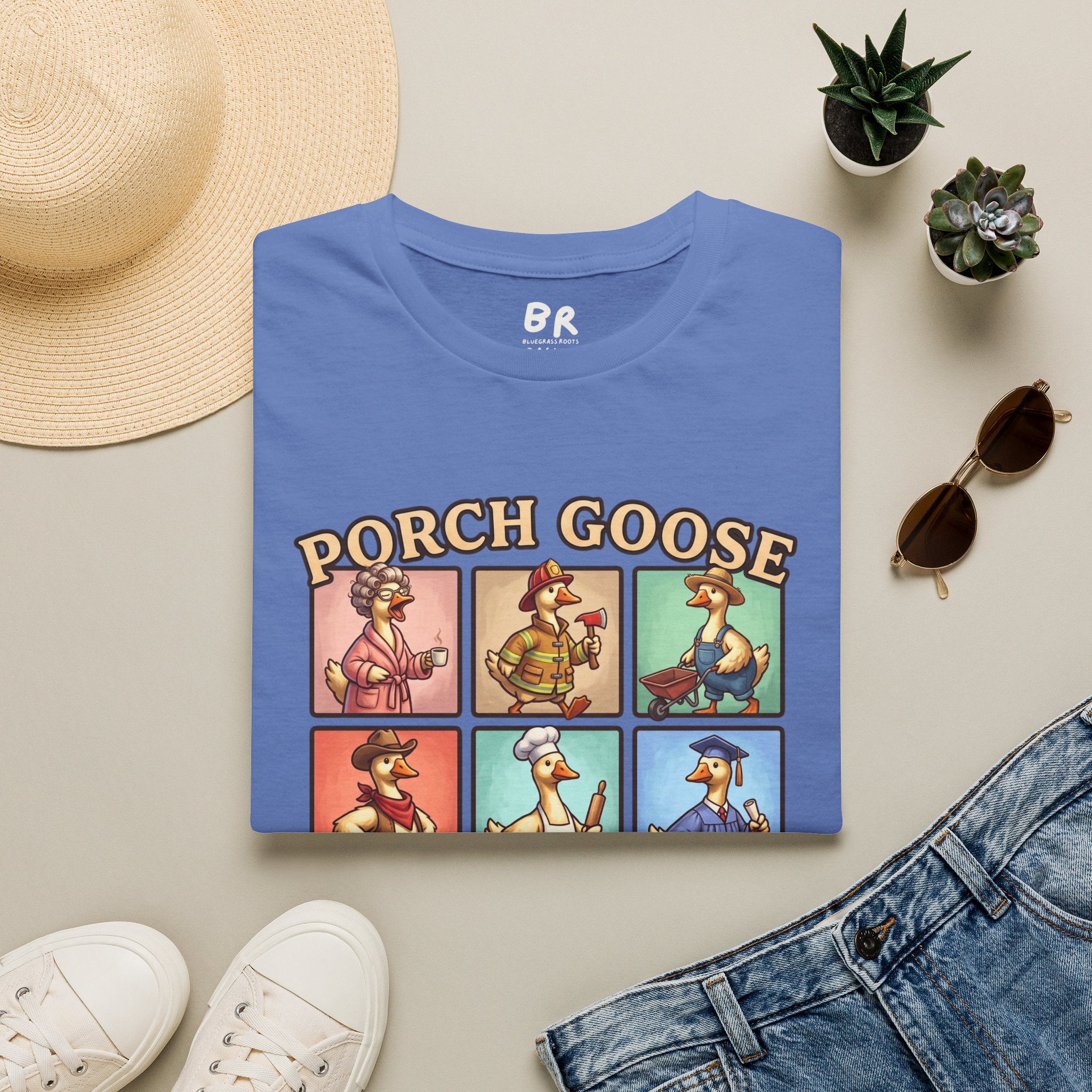 Porch Goose Mom funny goose shirt
