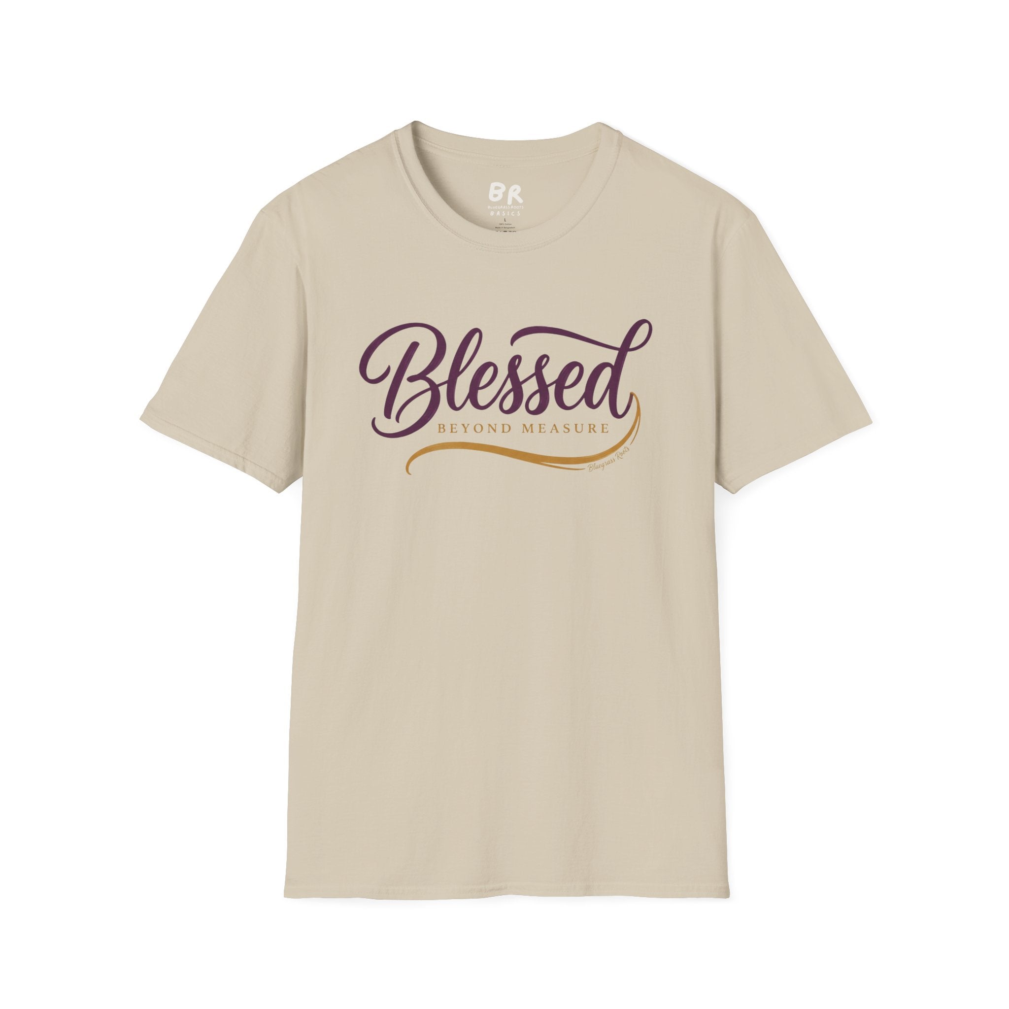 Blessed Beyond Measure script shirt