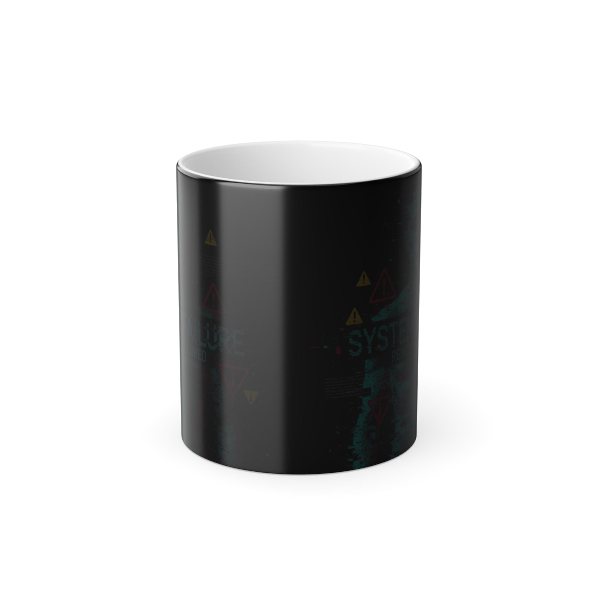 Funny System Failure Magic Mug – Color Changing Gamer Coffee Cup