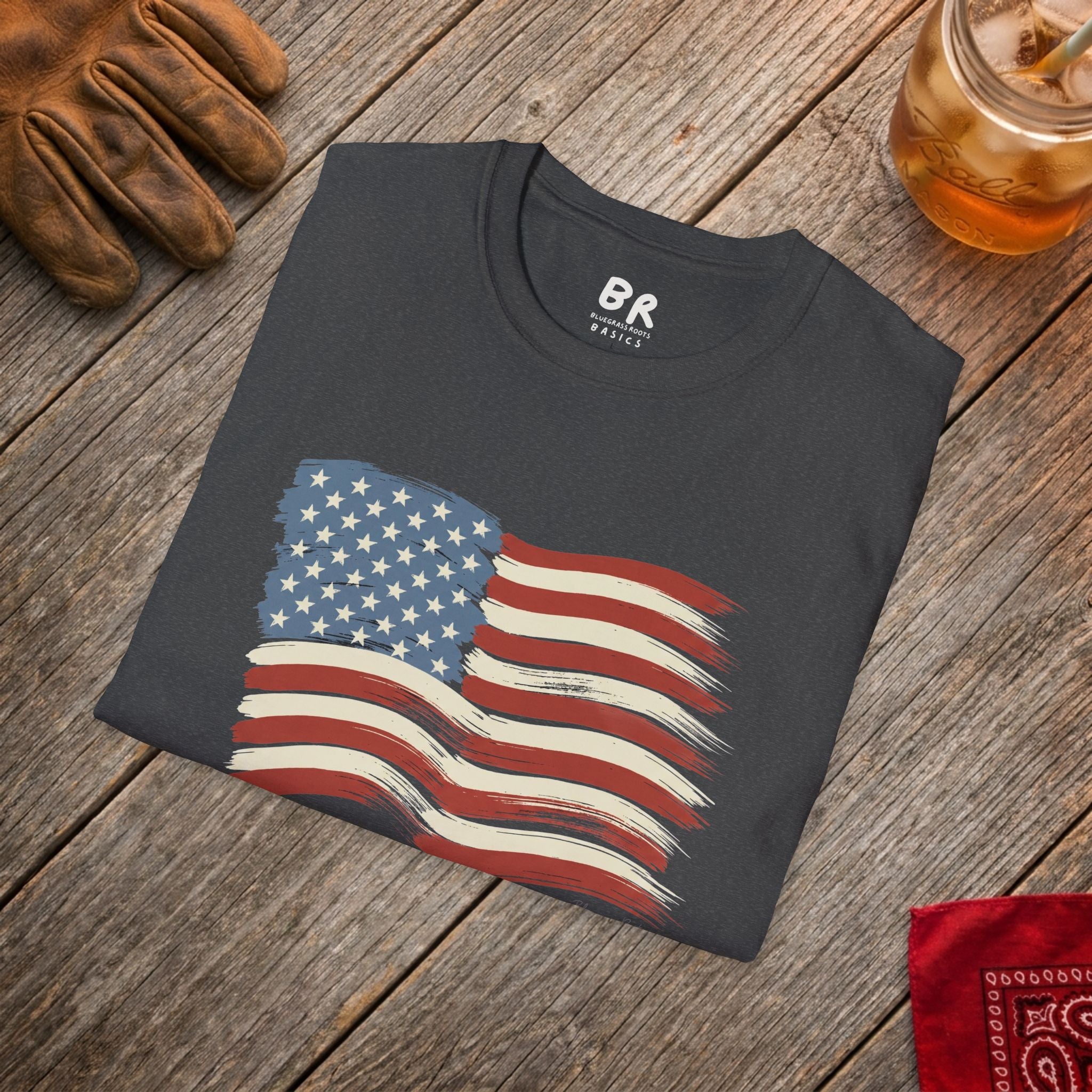 Still Flying american flag shirt