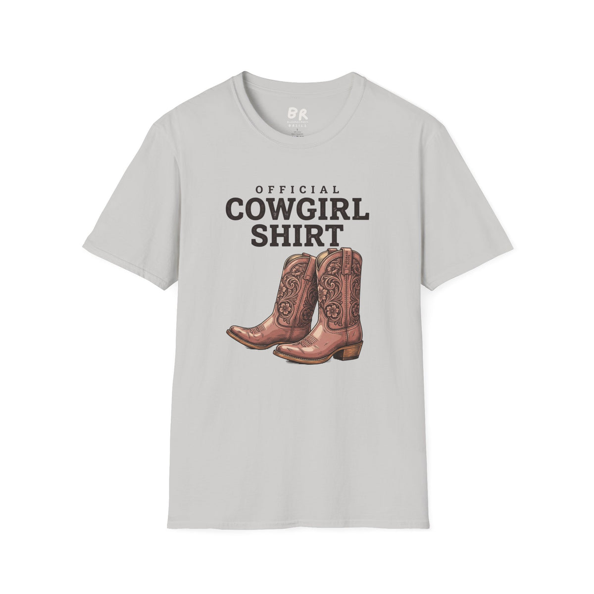 Official Cowgirl Shirt boots tee