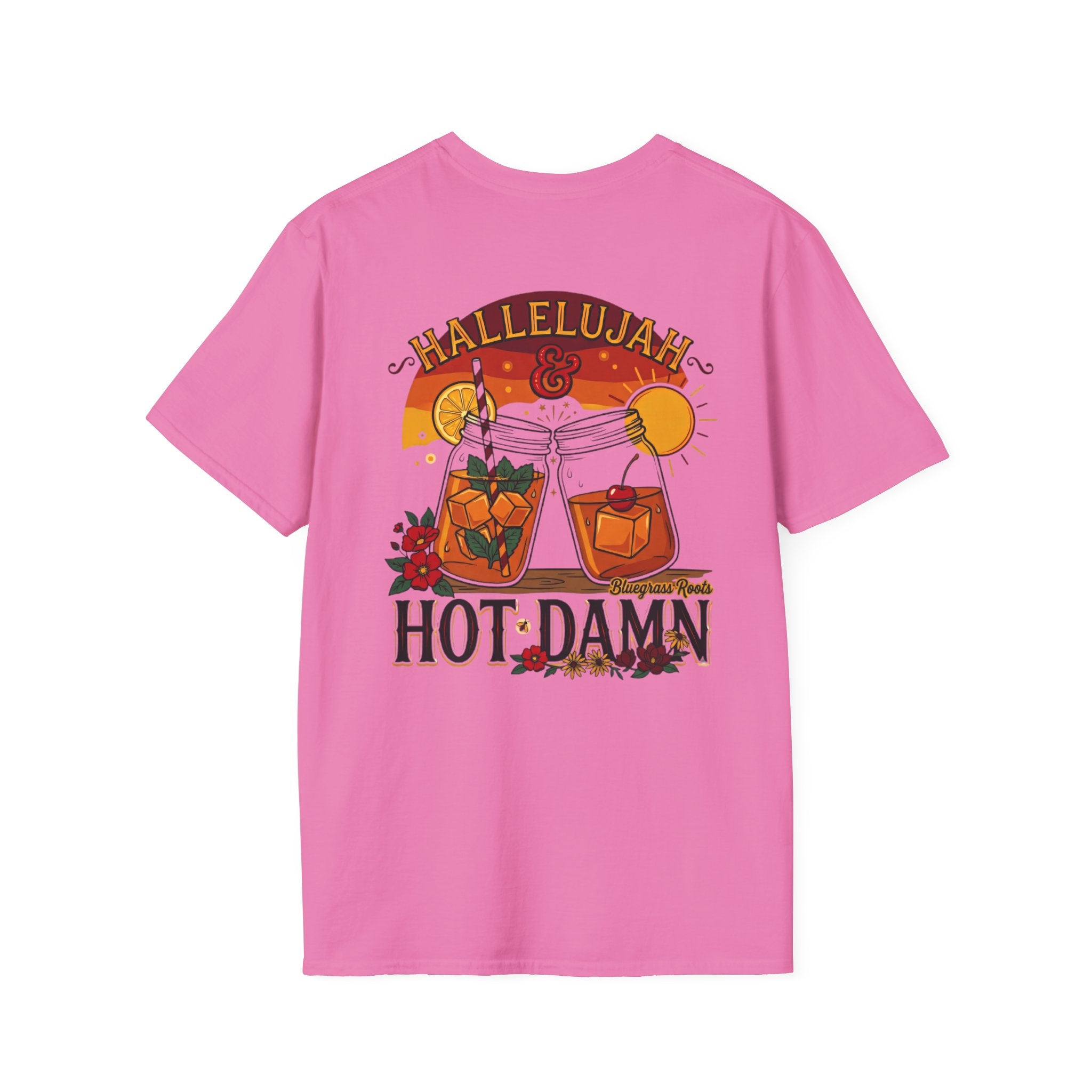 Bluegrass Roots | "Hallelujah and Hot Damn" Mason Jar Toast Graphic Tee