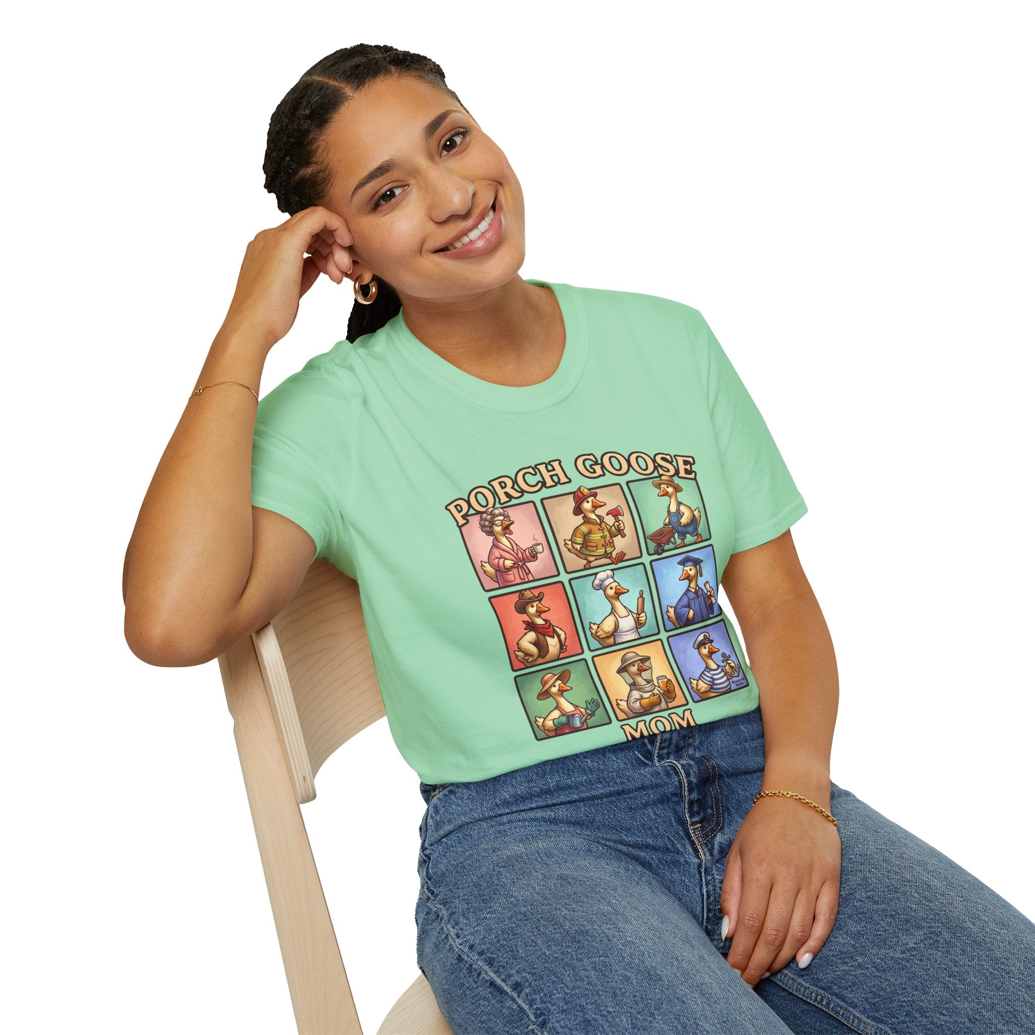 Porch Goose Mom funny goose shirt