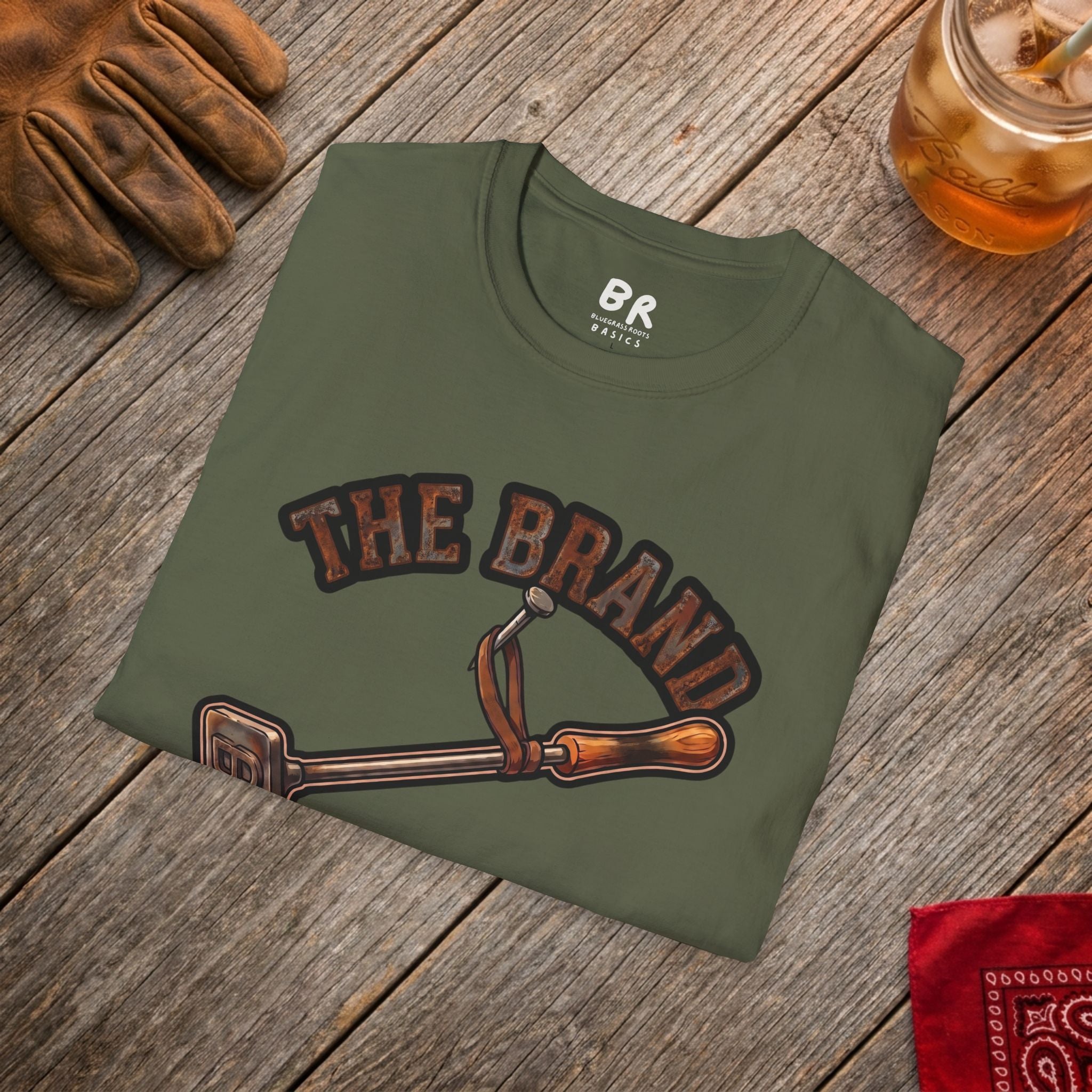 Ranch Shirt — "The Brand Doesn't Lie" Cattle Branding Iron Tee