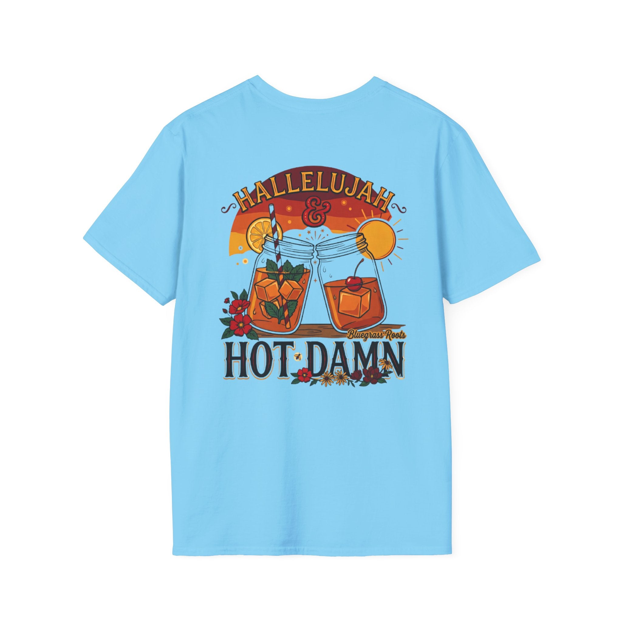 Bluegrass Roots | "Hallelujah and Hot Damn" Mason Jar Toast Graphic Tee