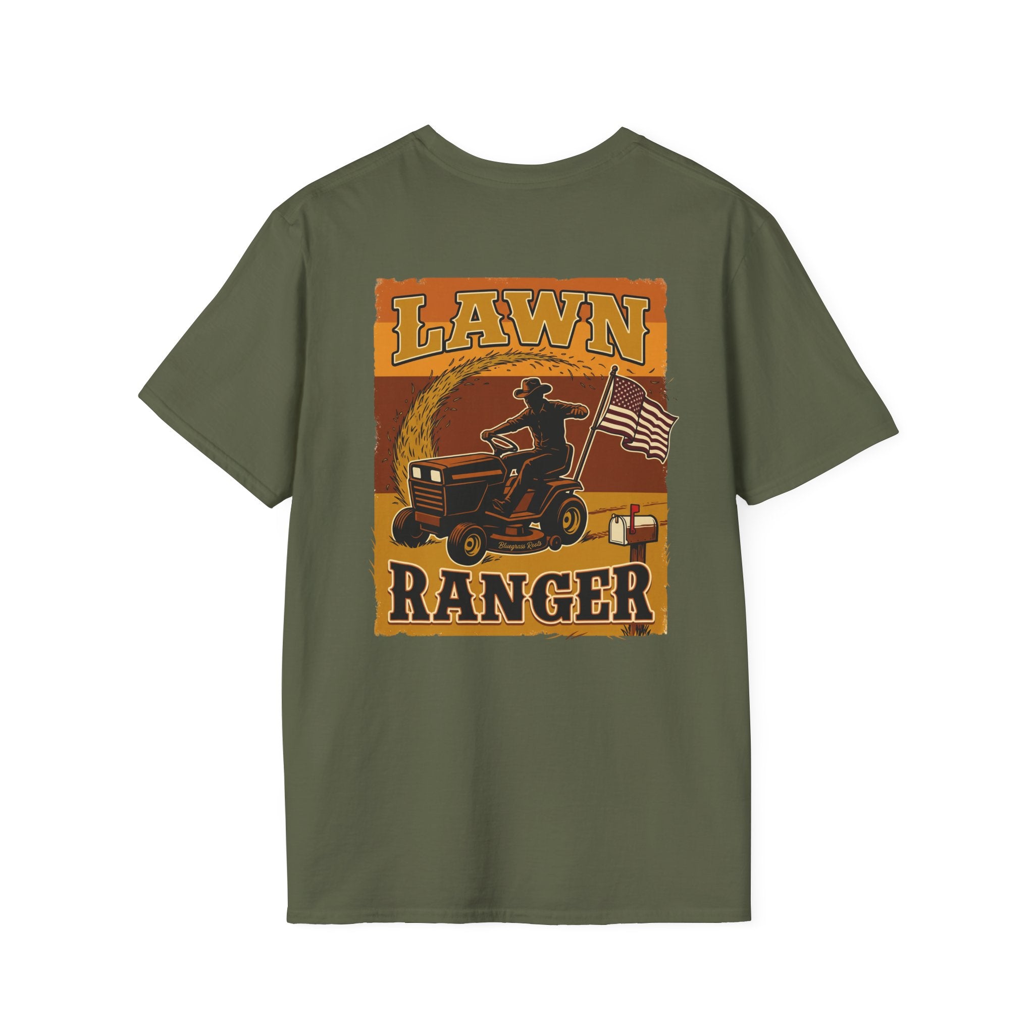 Bluegrass Roots | "Lawn Ranger" Riding Mower Cowboy Graphic Tee