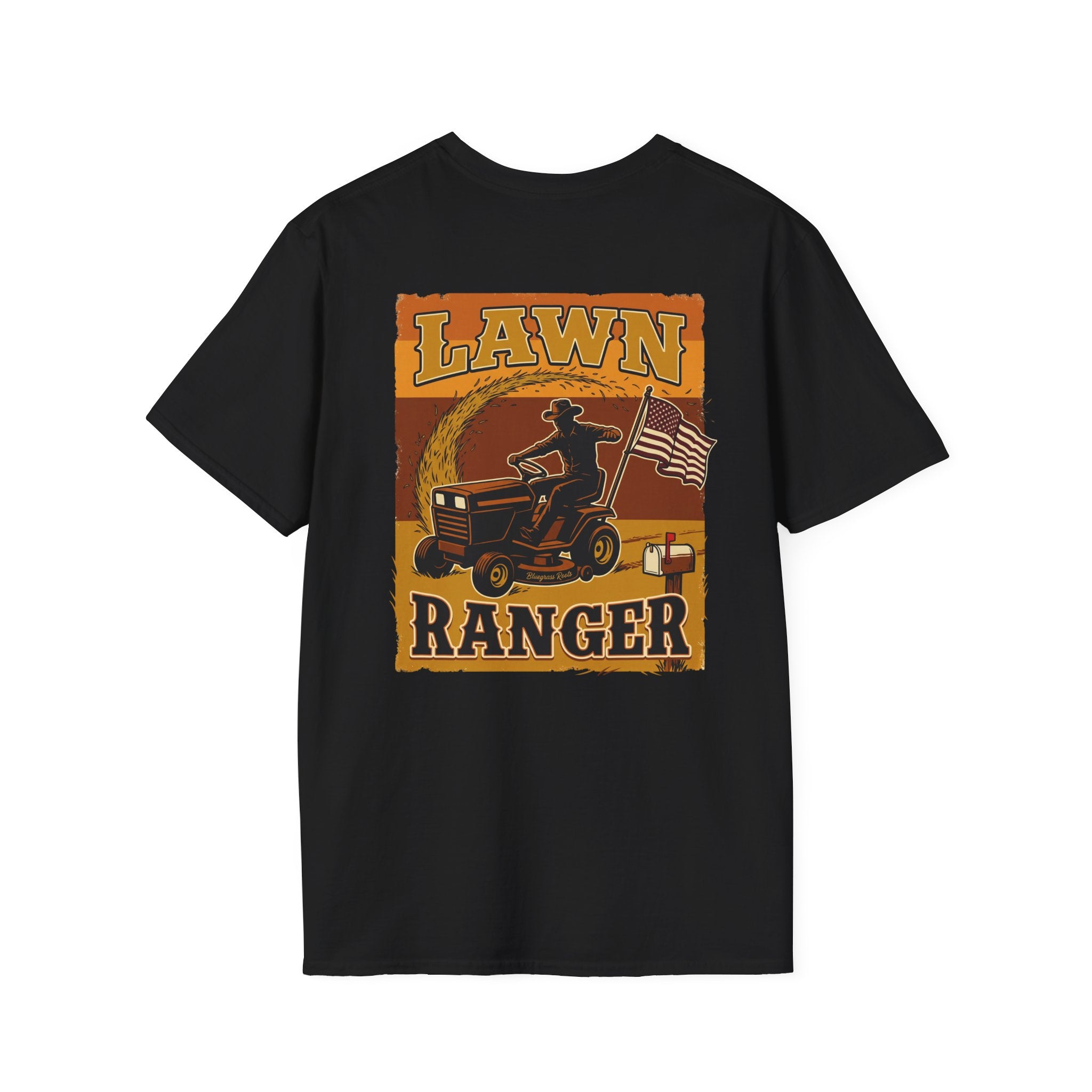 Bluegrass Roots | "Lawn Ranger" Riding Mower Cowboy Graphic Tee