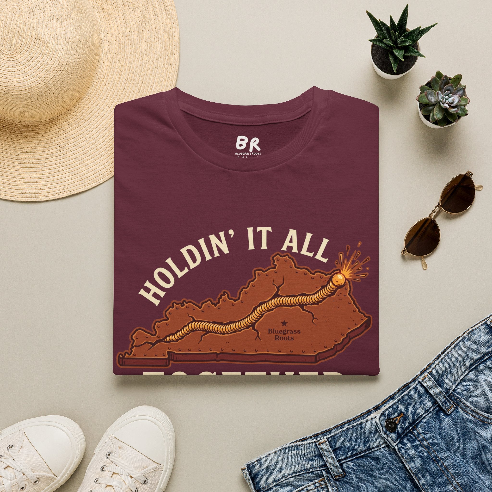 Holdin' It All Together Kentucky shirt, Holdin' It All Together welded Kentucky state design