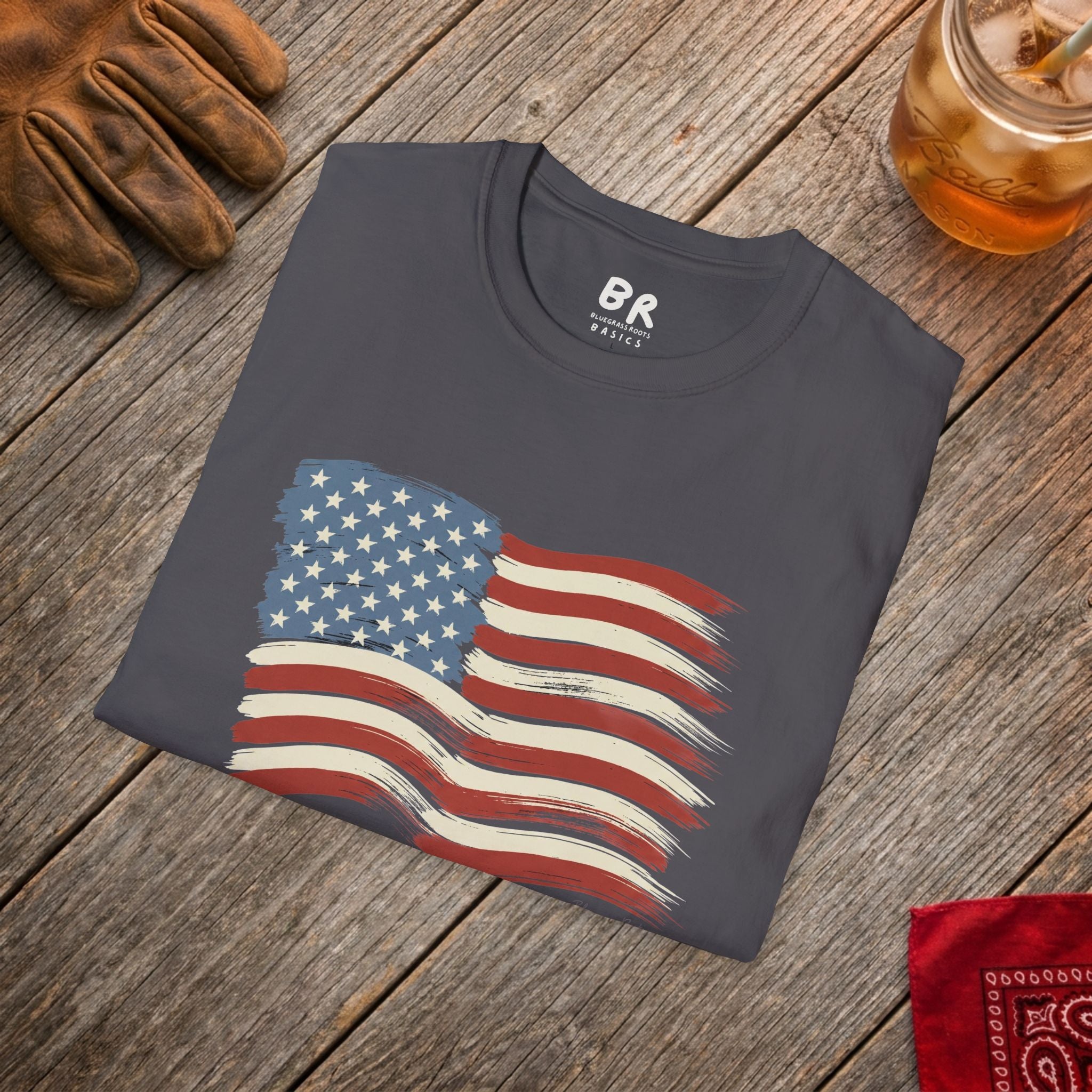 Still Flying american flag shirt