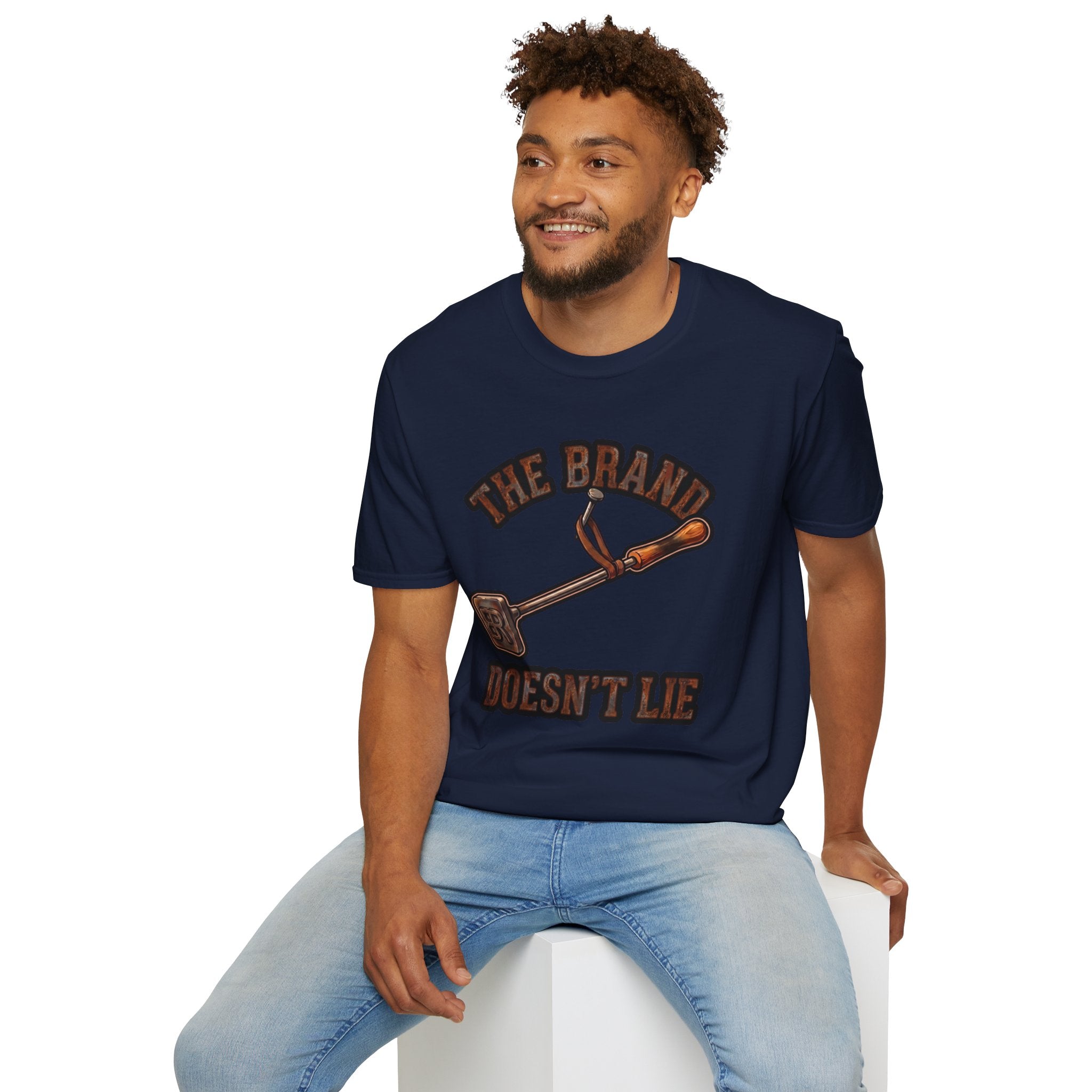 Ranch Shirt — "The Brand Doesn't Lie" Cattle Branding Iron Tee
