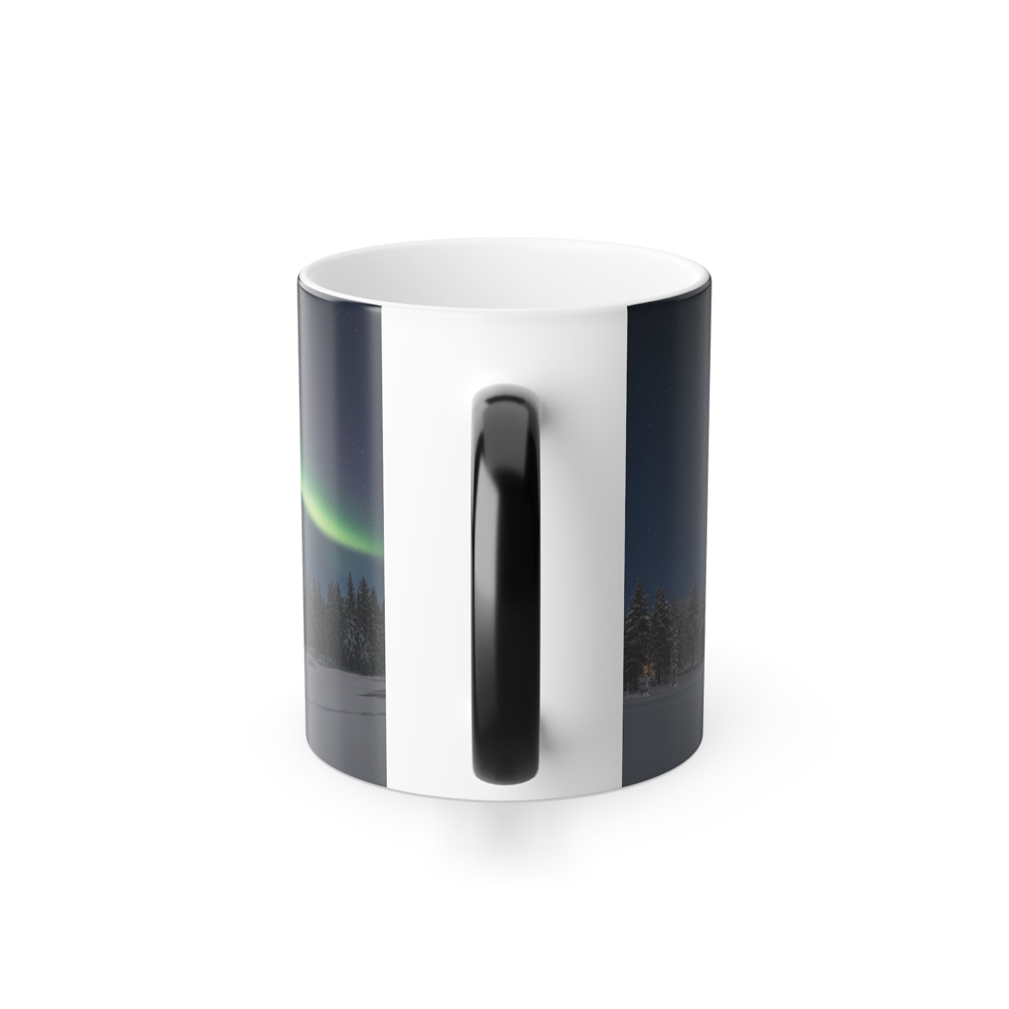 Back view of the color-changing mug, showing the full wrap-around panorama.