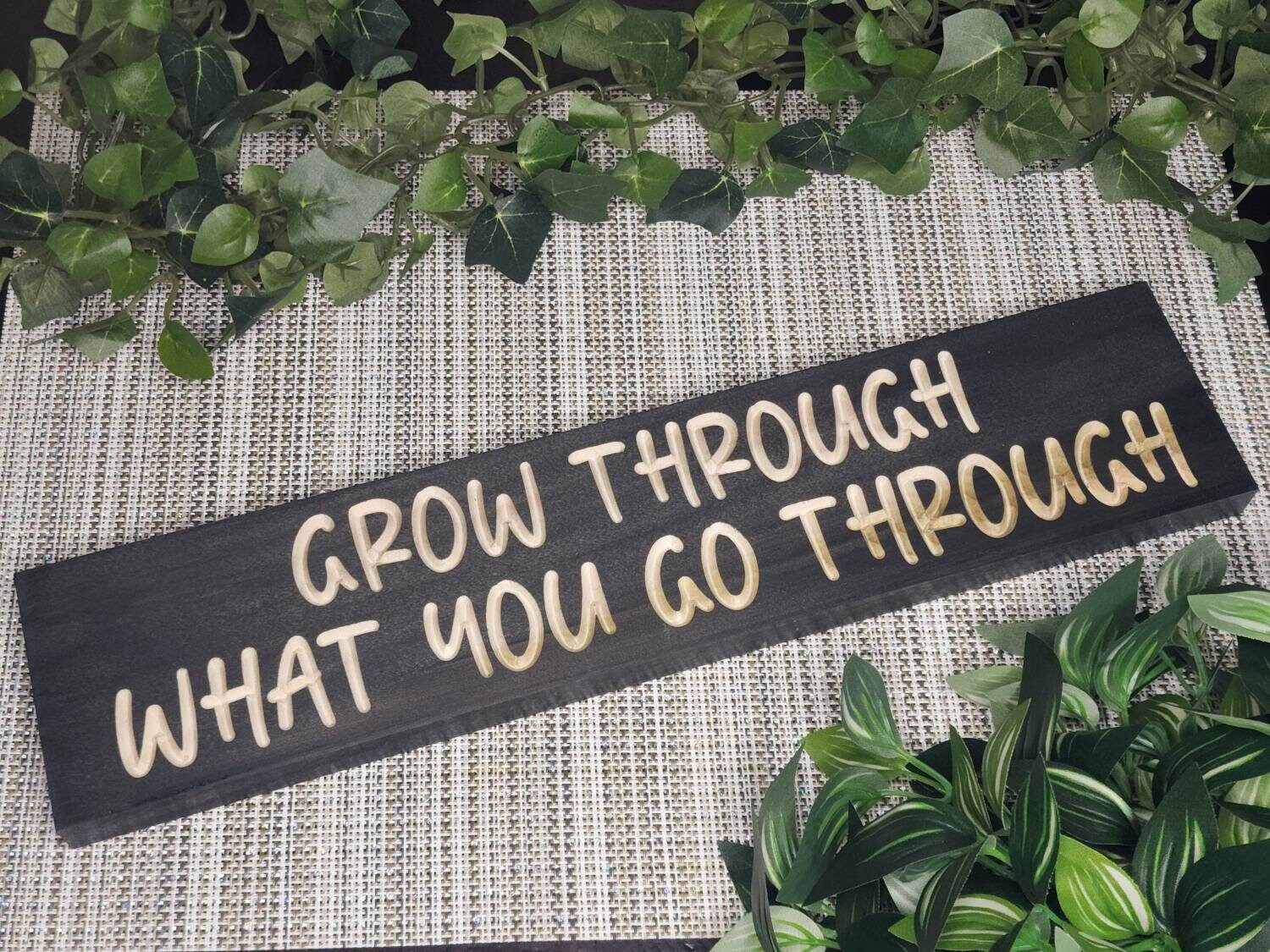 Motivational sign, wooden quote sign, resilience quote sign, inspirational wall art