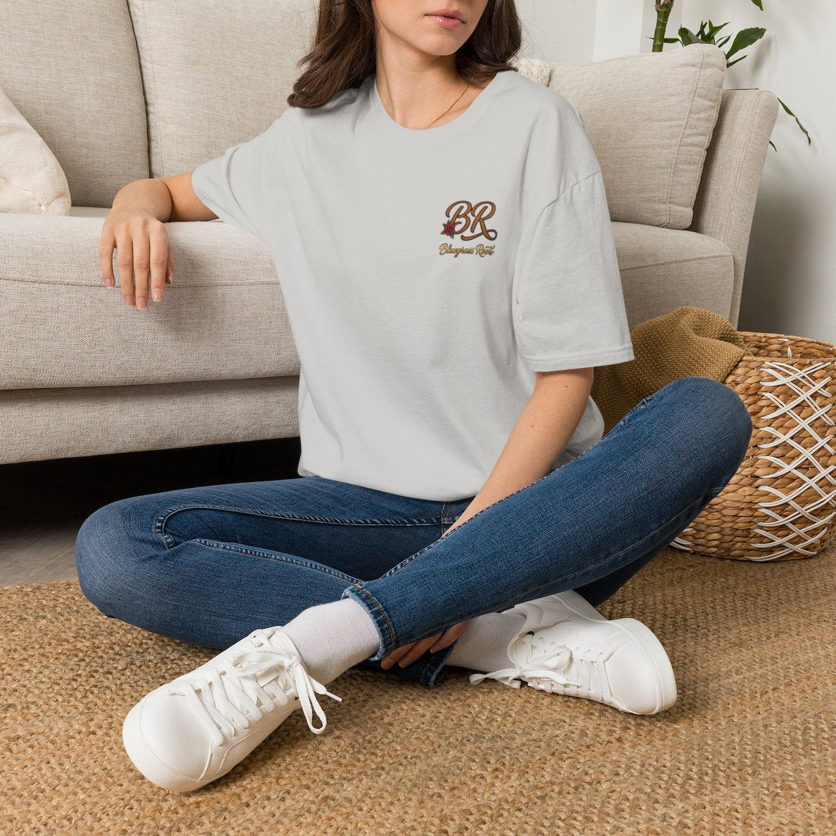 Country Shirt for Women — "Blessed, Stressed & Southern Obsessed" in Ice Grey