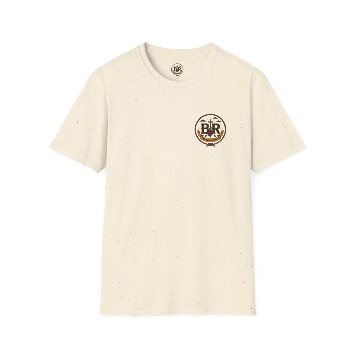 Cowgirl Shirt — "Prayed Up, Laced Up, Fed Up" Graphic Tee in Natural