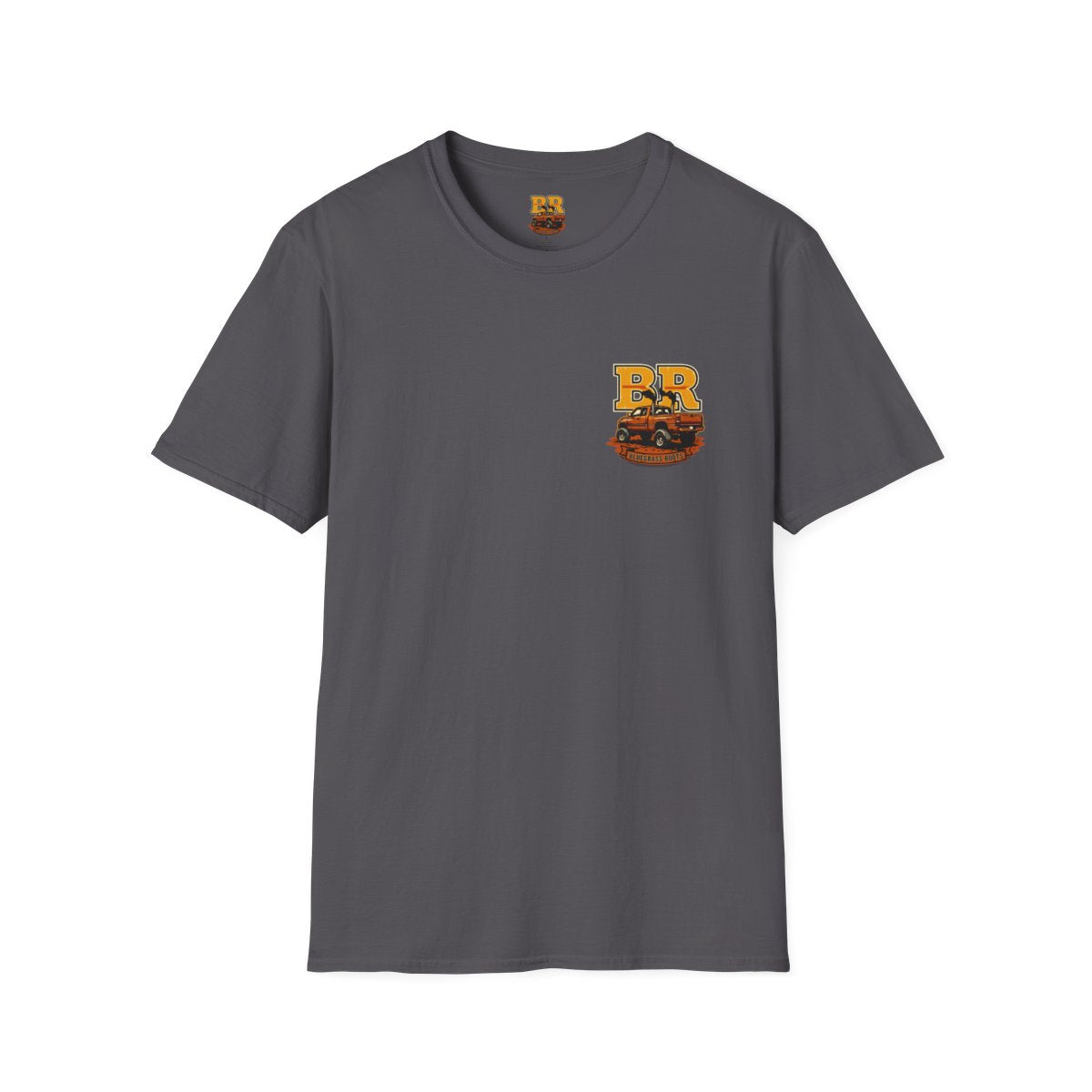 Diesel Truck Shirt — "Holy Roller" Faith Graphic Tee in Charcoal