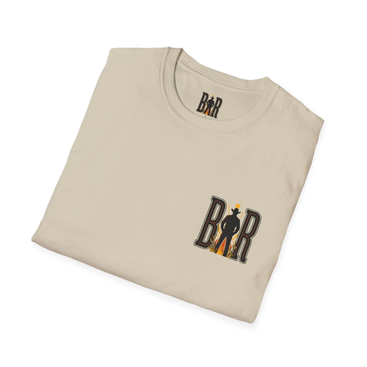 Farm Shirt — "I'm Outstanding in My Field" Graphic Tee in Sand