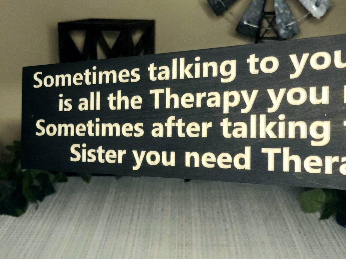 funny sister quote wood sign - funny wood sign - CNC-carved by Bluegrass Gifts