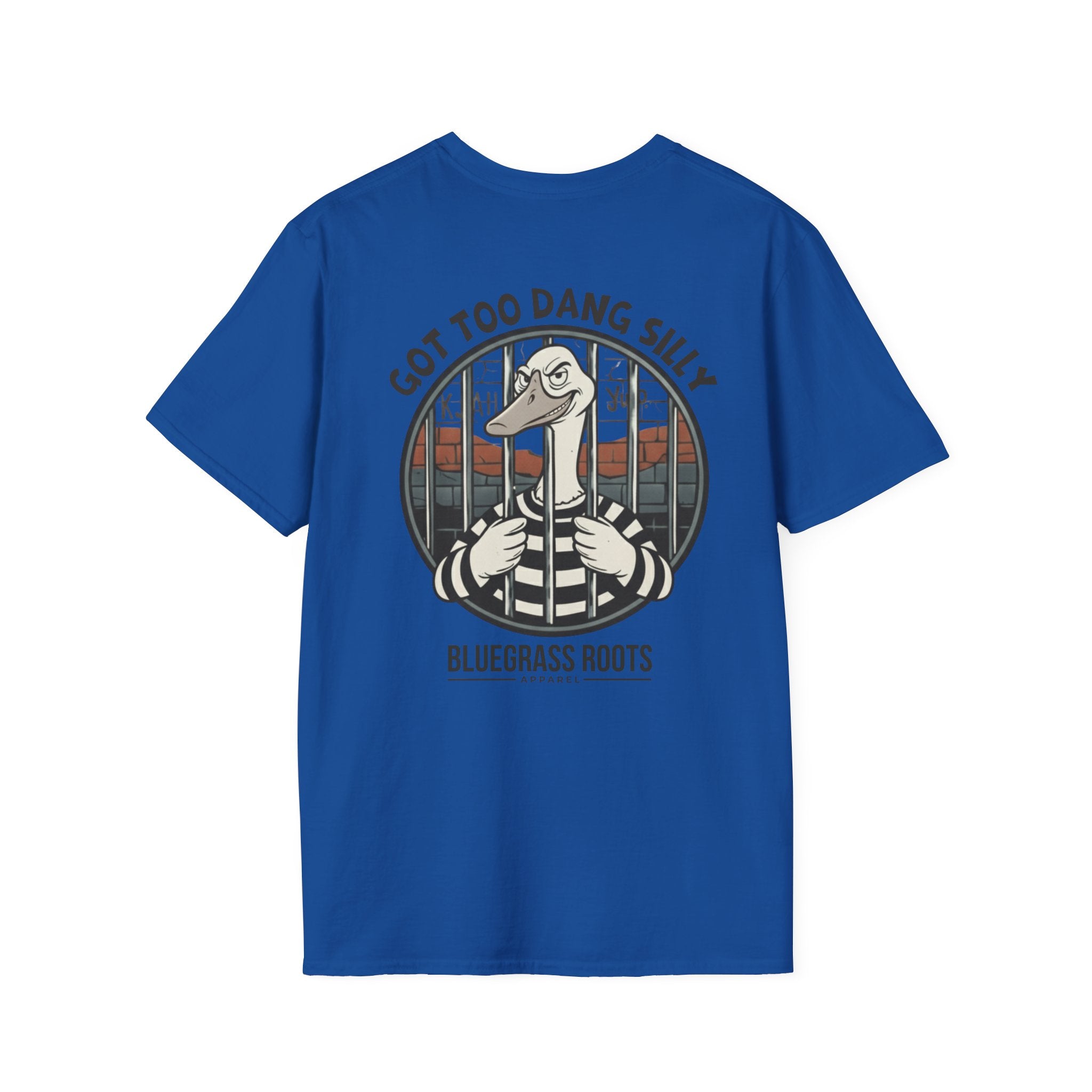 Got Too Dang Silly Giddy Goose Graphic Tee - graphic tee product mockup by Bluegrass Gifts