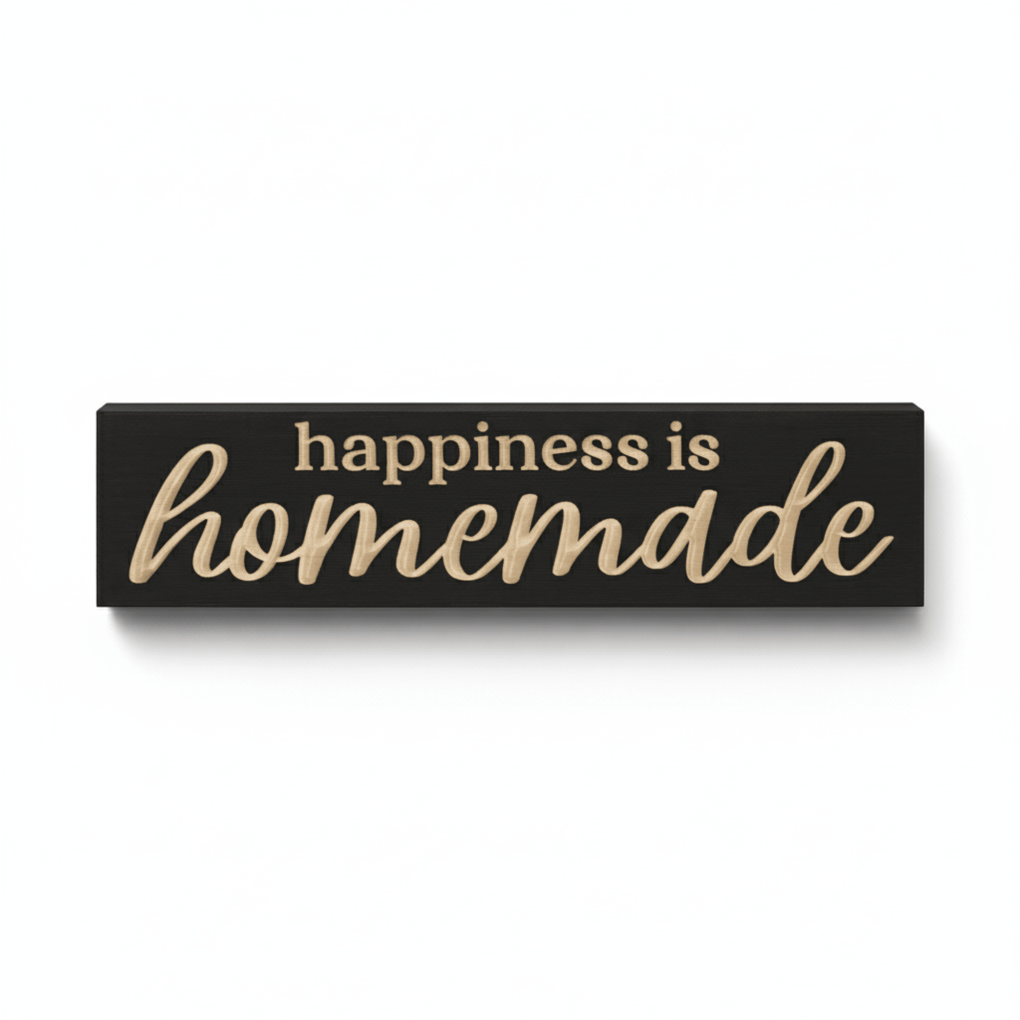 bluegrass-gifts-wooden-sign-sizes-small-medium-lar - happiness is homemade wood sign by Bluegrass Gifts, handmade in Kentucky