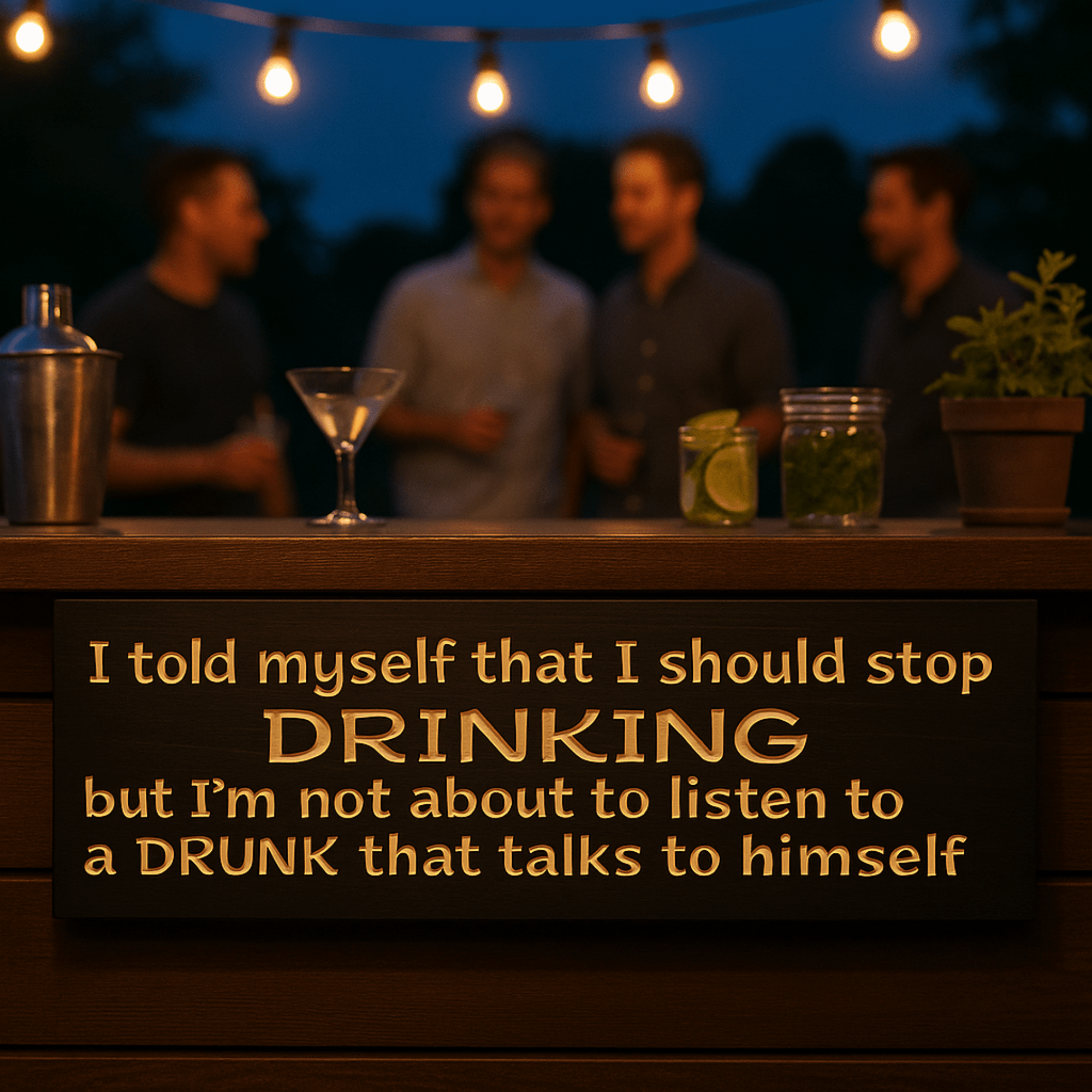 funny-drinking-sign-wood-unboxing - i should stop drinking funny wood sign by Bluegrass Gifts, handmade in Kentucky
