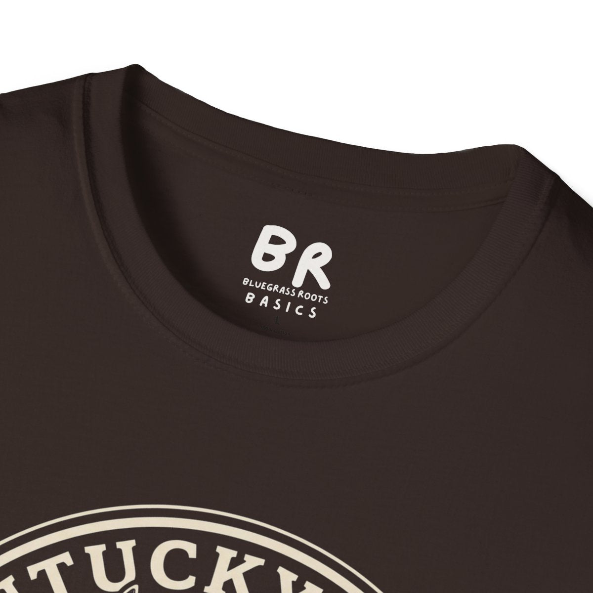 Kentucky T Shirt — "Kentucky Bred, Bourbon Fed" Horse Tee in Dark Chocolate