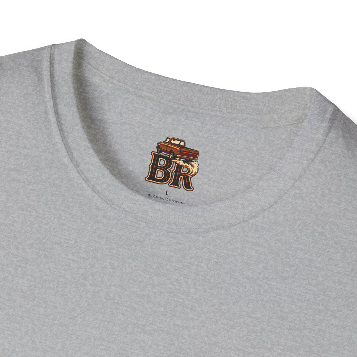 Mens Country Shirt — "Gone Country. Won't Be Right Back." in Sport Grey