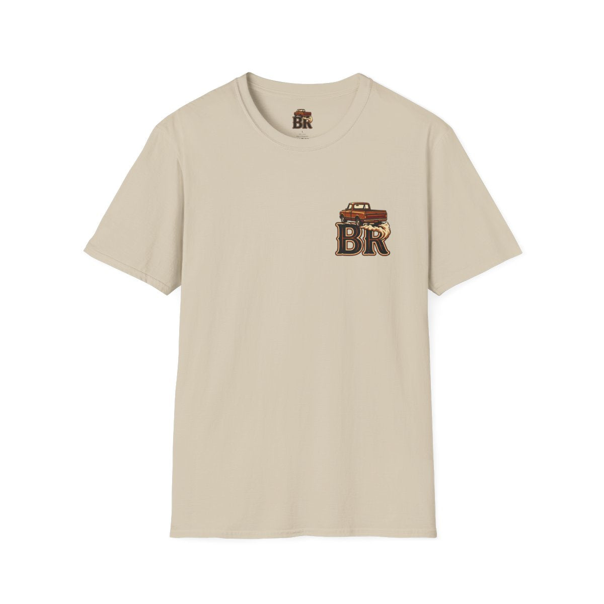 Mens Country Shirt — "Gone Country. Won't Be Right Back." in Sand