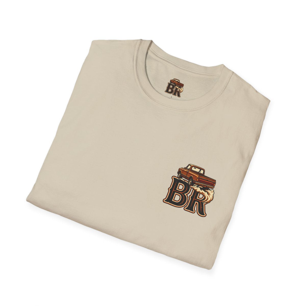 Mens Country Shirt — "Gone Country. Won't Be Right Back." in Sand