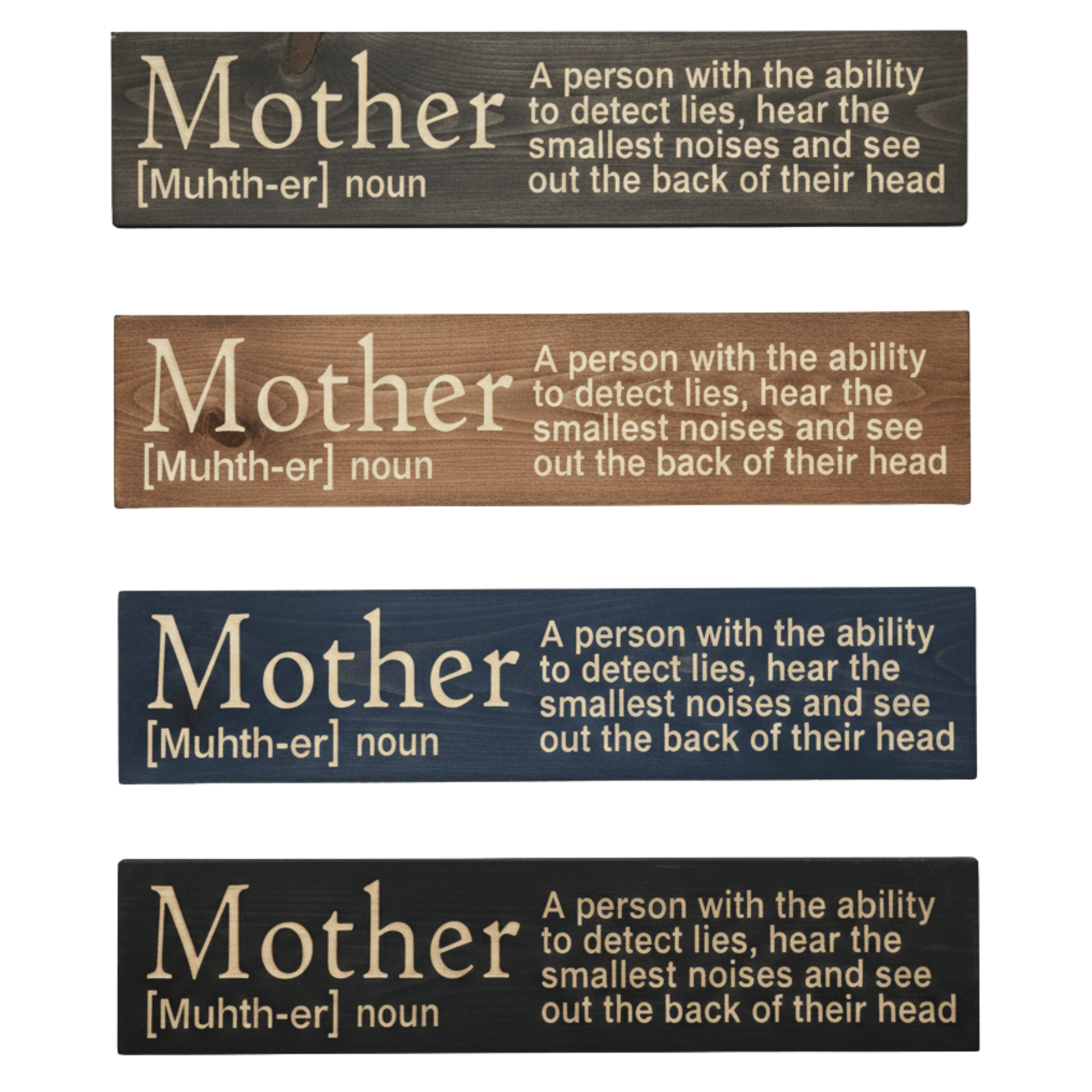 mothers-day-gift-idea-funny-wood-sign-kids - mother definition wood sign wood sign by Bluegrass Gifts, handmade in Kentucky