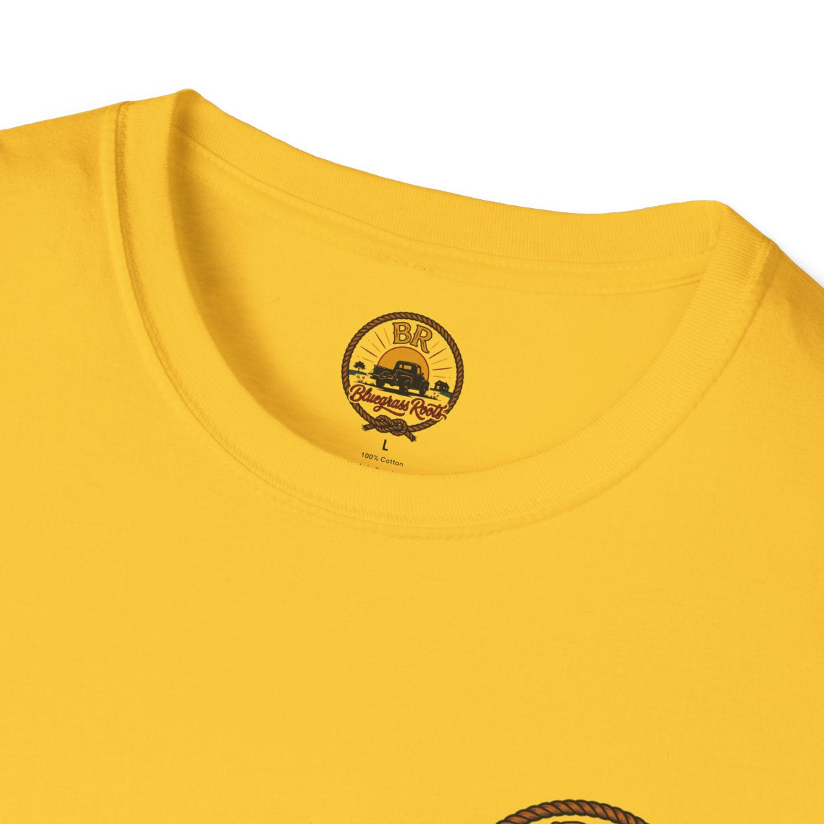 Raised Right Shirt — "Raised Right, Ran Wild, Came Home" Tee in Daisy