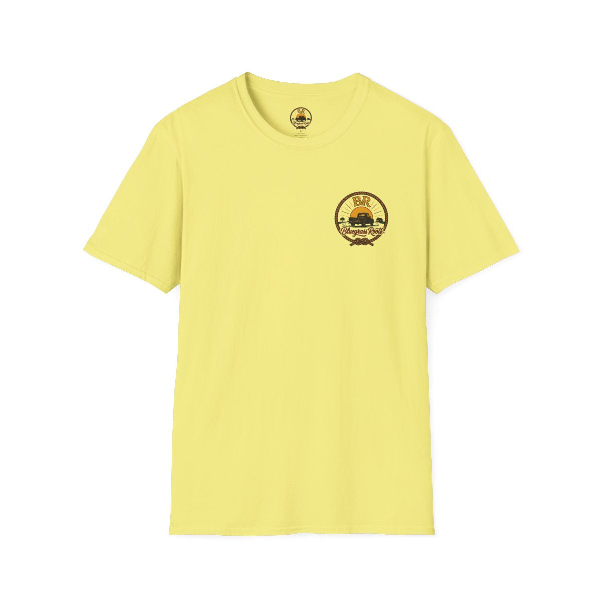 Raised Right Shirt — "Raised Right, Ran Wild, Came Home" Tee in Cornsilk