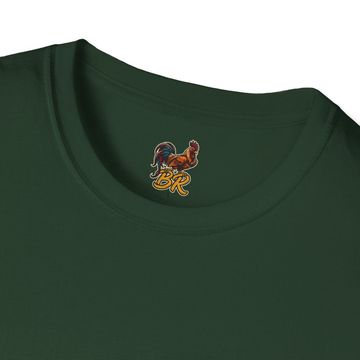 Rooster Shirt — "Cluck Around and Find Out" Graphic Tee in Forest Green