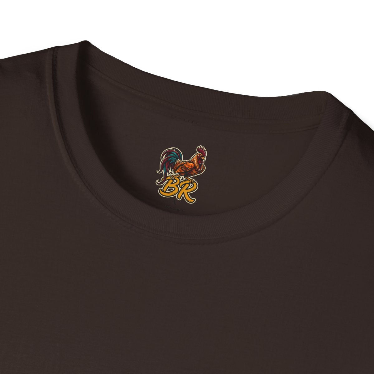 Rooster Shirt — "Cluck Around and Find Out" Graphic Tee in Dark Chocolate