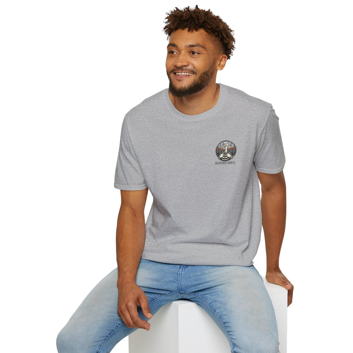 Silly Goose Shirt — "Got Too Dang Silly" Graphic Tee in Sport Grey