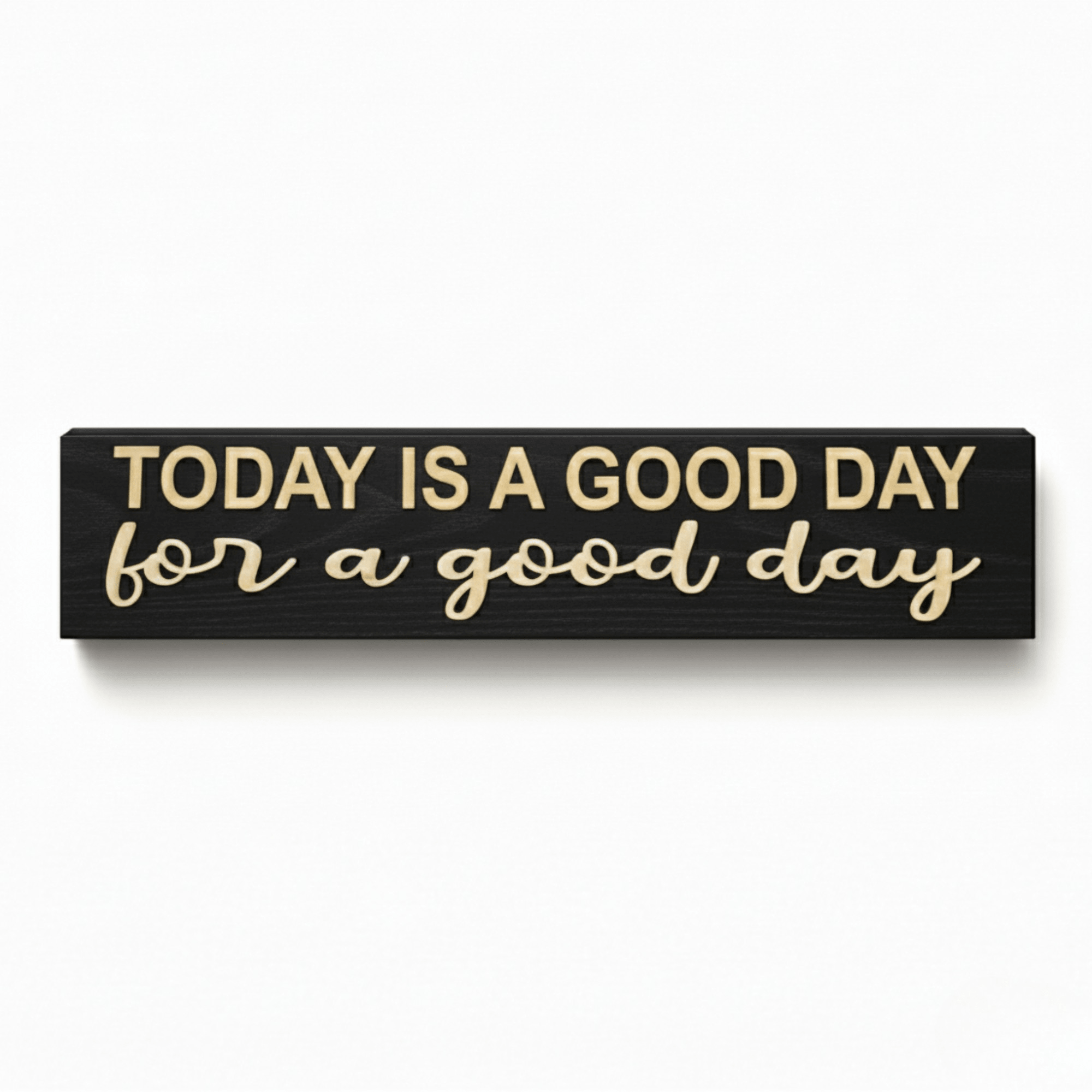 bluegrass-gifts-wooden-sign-sizes-small-medium-lar - today is a good day wood sign by Bluegrass Gifts, handmade in Kentucky