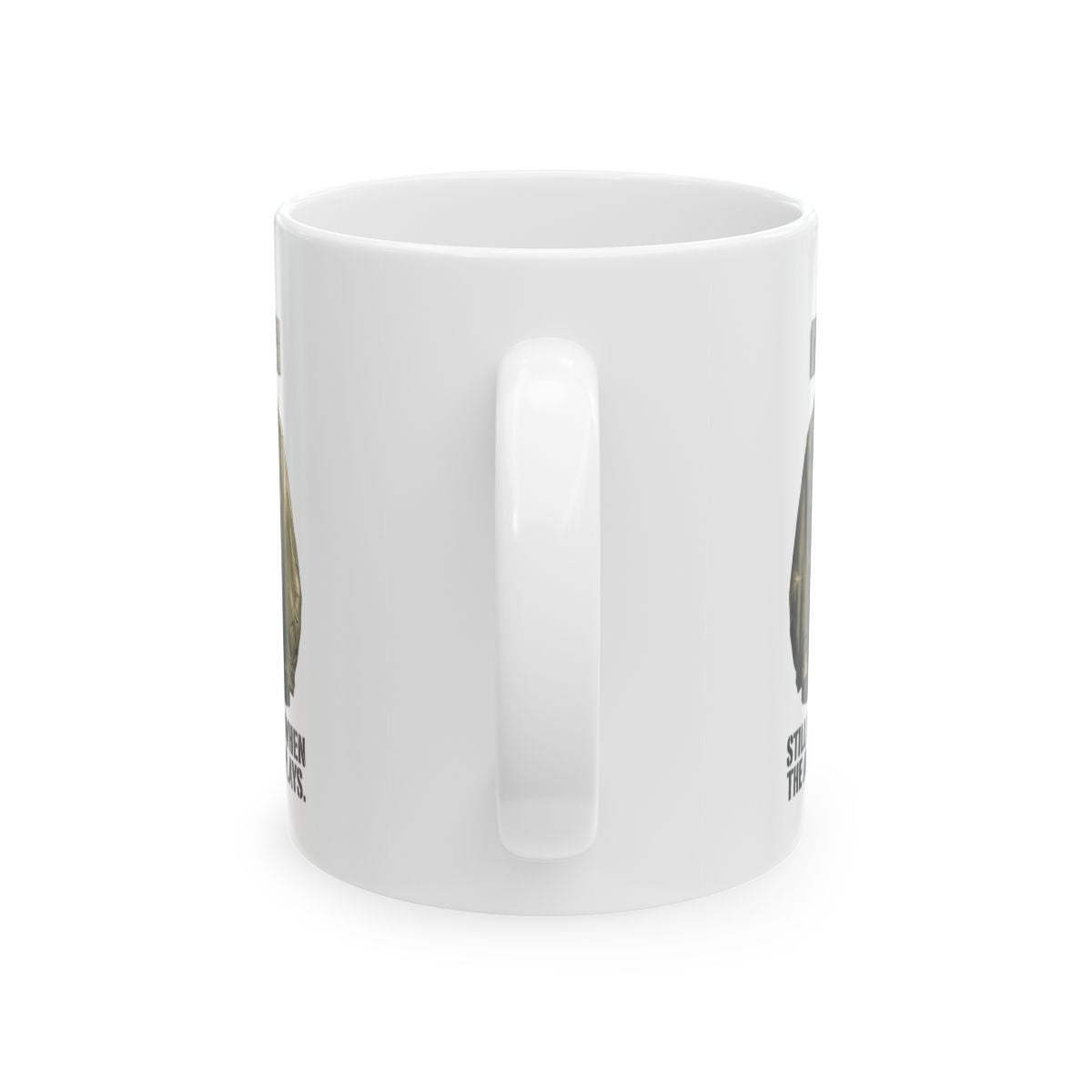 Veteran Gift Mug — "Still Stands When the Anthem Plays" Field Jacket