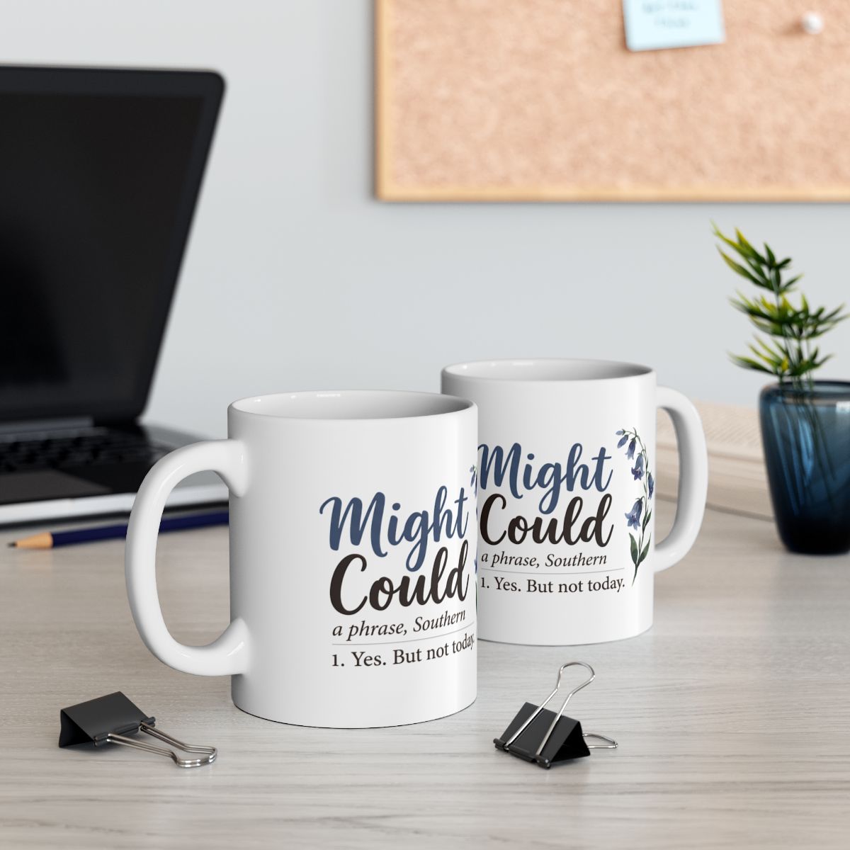 Mug With Sayings — "Might Could" Funny Southern Definition Mug